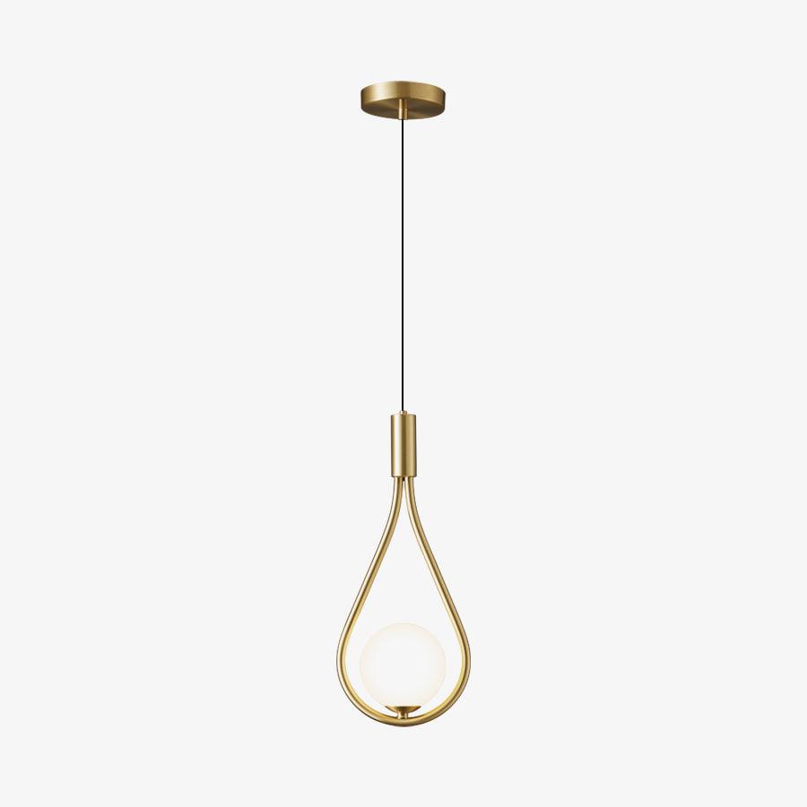 Droplet moderne Pendelleuchte aus Messing