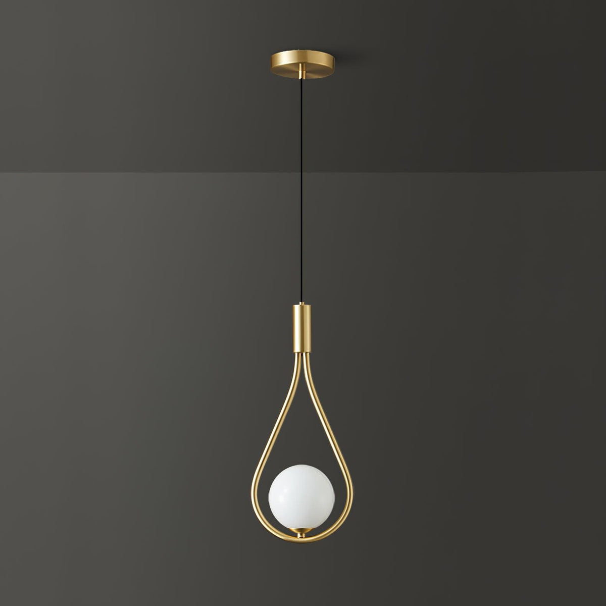 Droplet moderne Pendelleuchte aus Messing