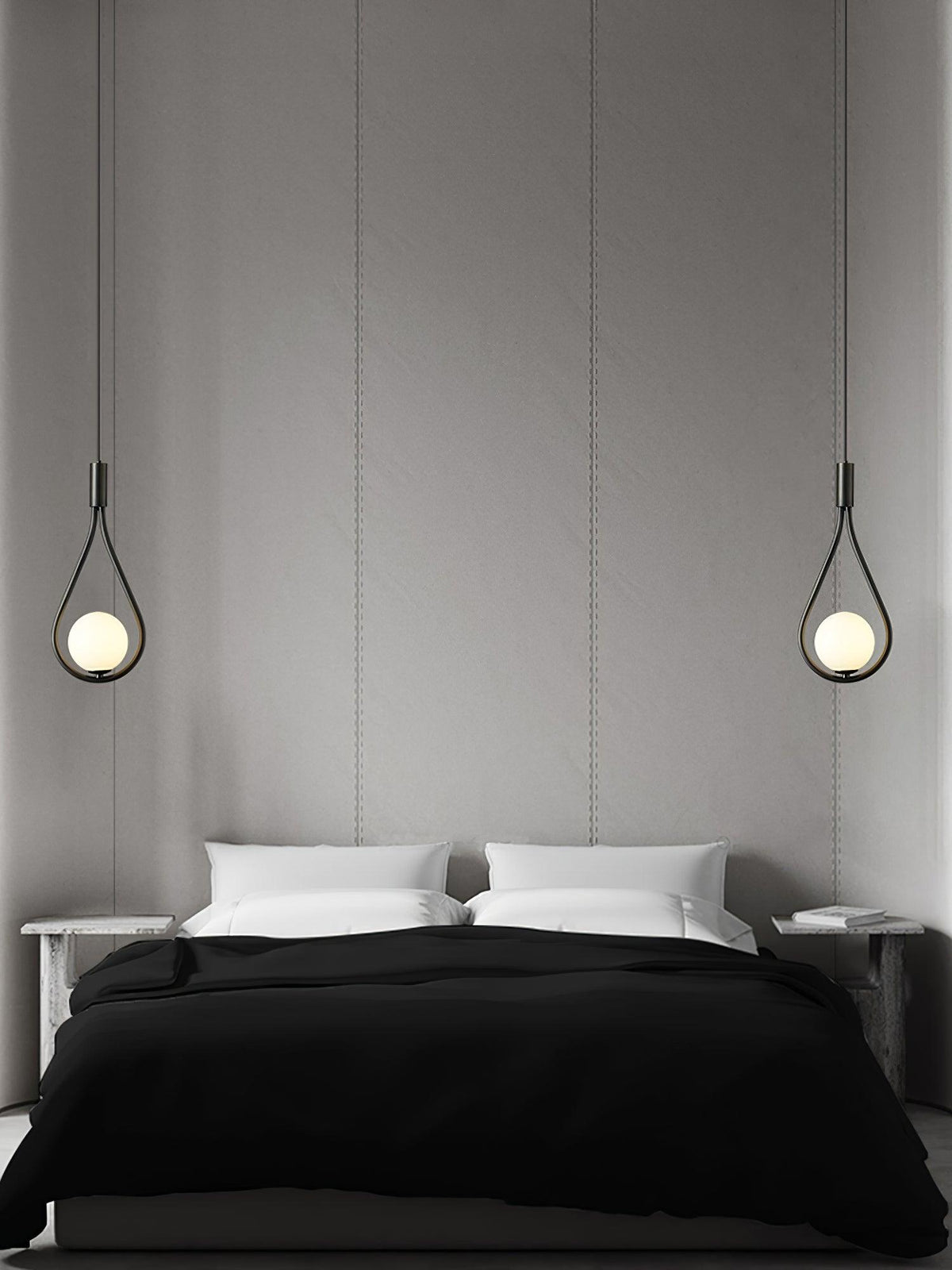 Droplet moderne Pendelleuchte aus Messing