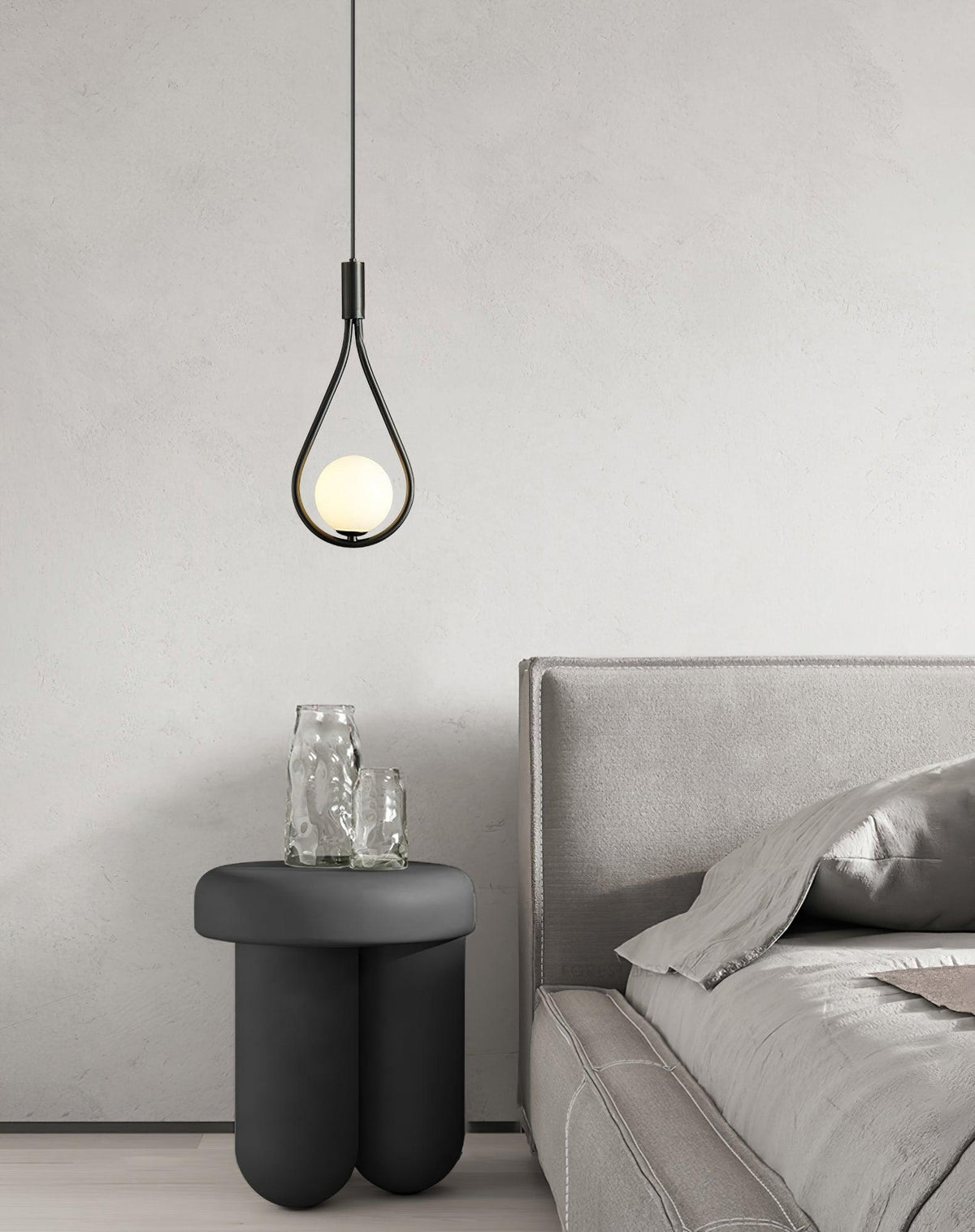 Droplet moderne Pendelleuchte aus Messing