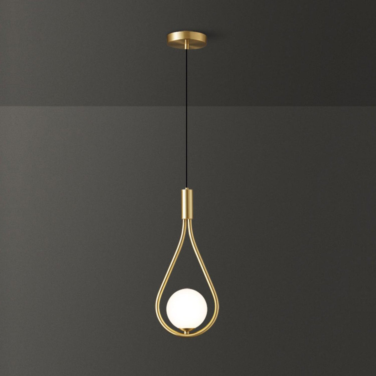 Droplet moderne Pendelleuchte aus Messing