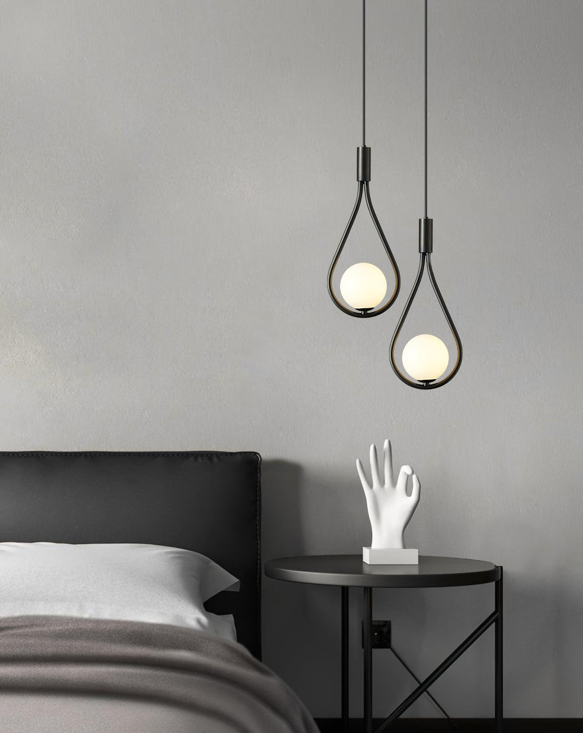 Droplet moderne Pendelleuchte aus Messing