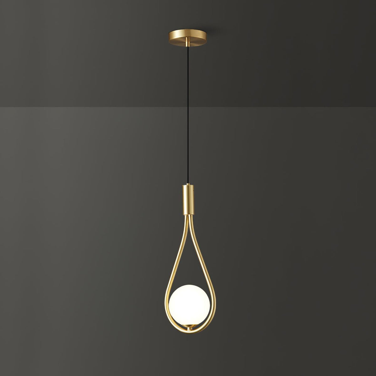 Droplet moderne Pendelleuchte aus Messing