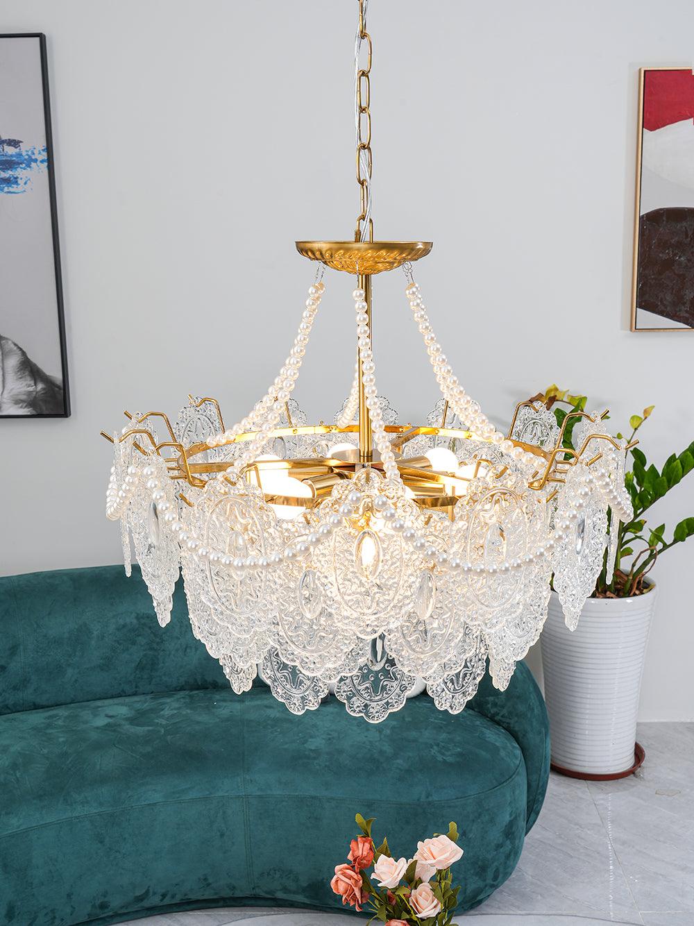 Eirivaine Kronleuchter aus Glas