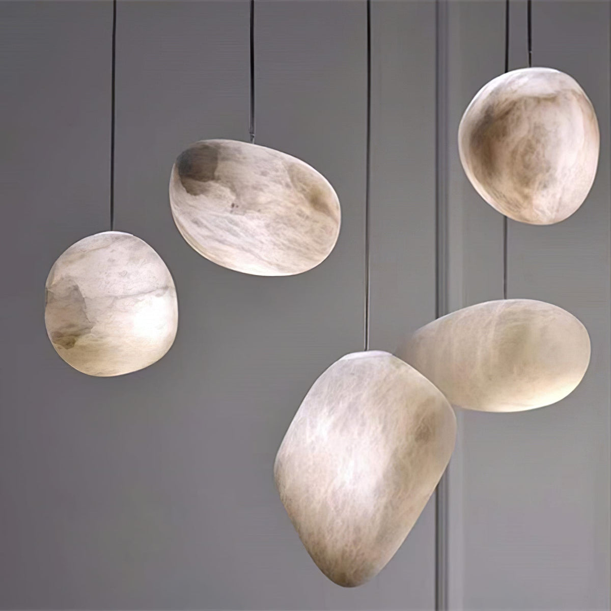 Jorveth Alabaster Pendelleuchte