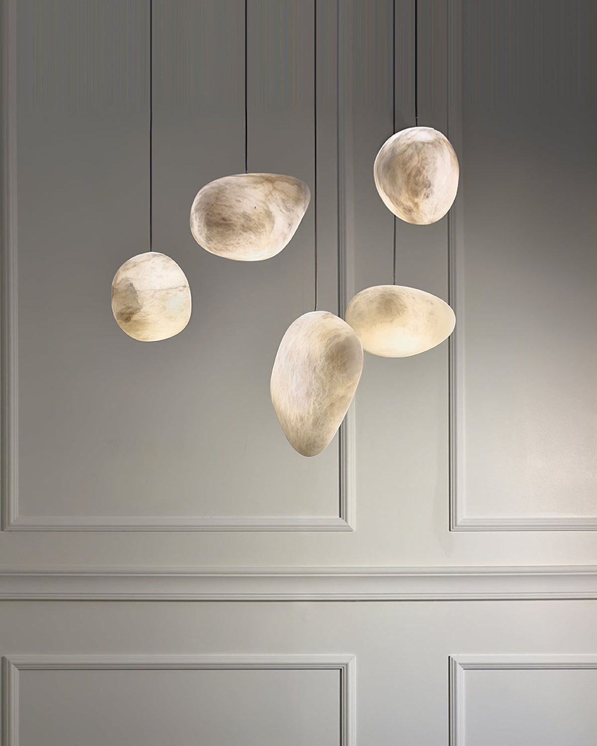 Jorveth Alabaster Pendelleuchte