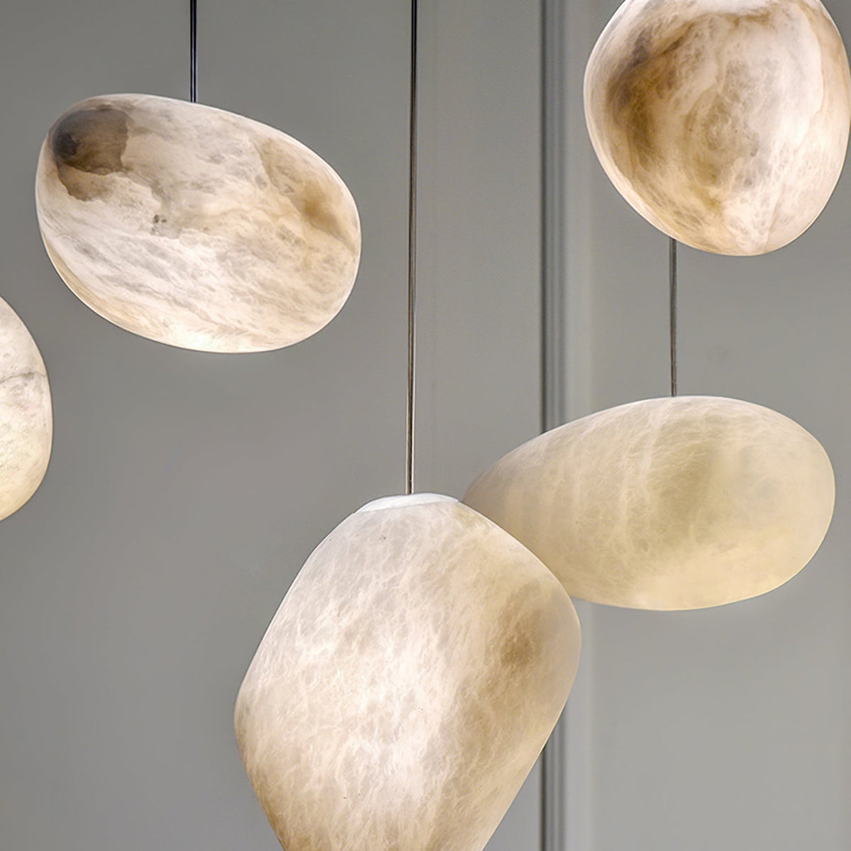 Jorveth Alabaster Pendelleuchte