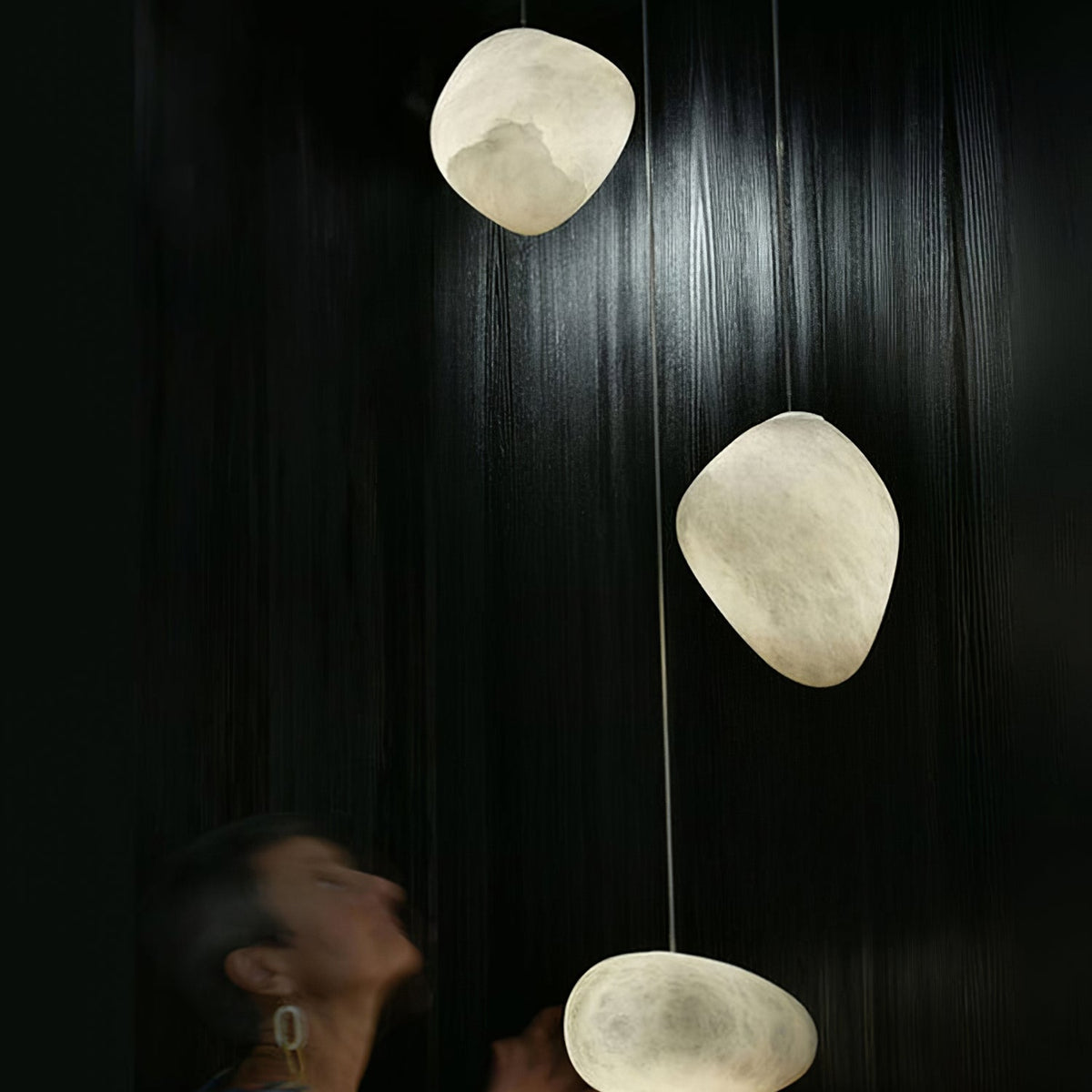 Jorveth Alabaster Pendelleuchte