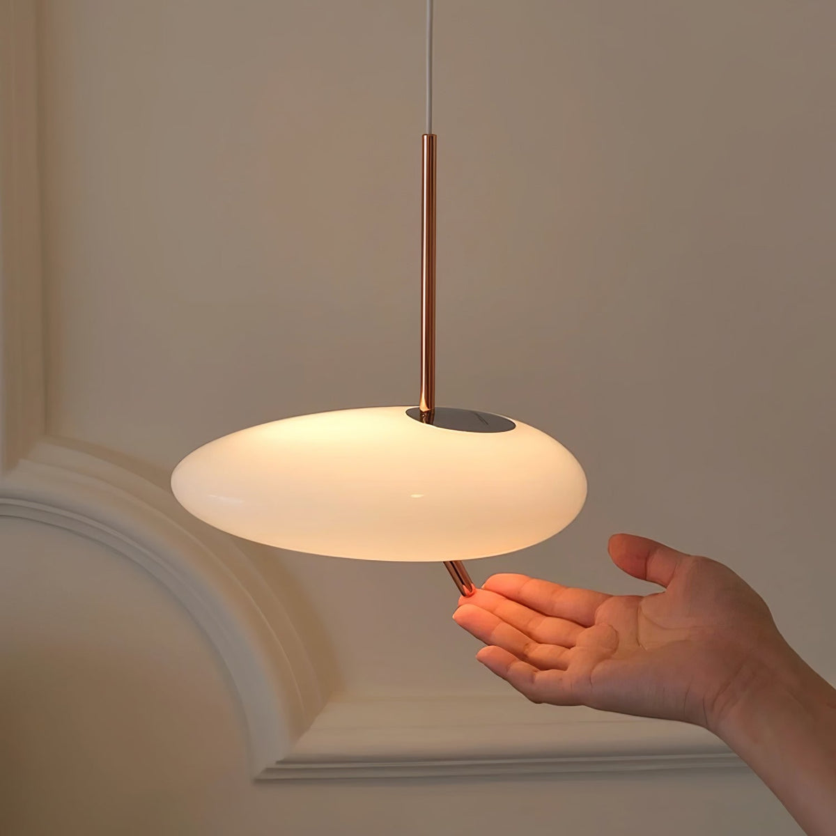 Velarena zeitgenössische Pendelleuchte aus Glas