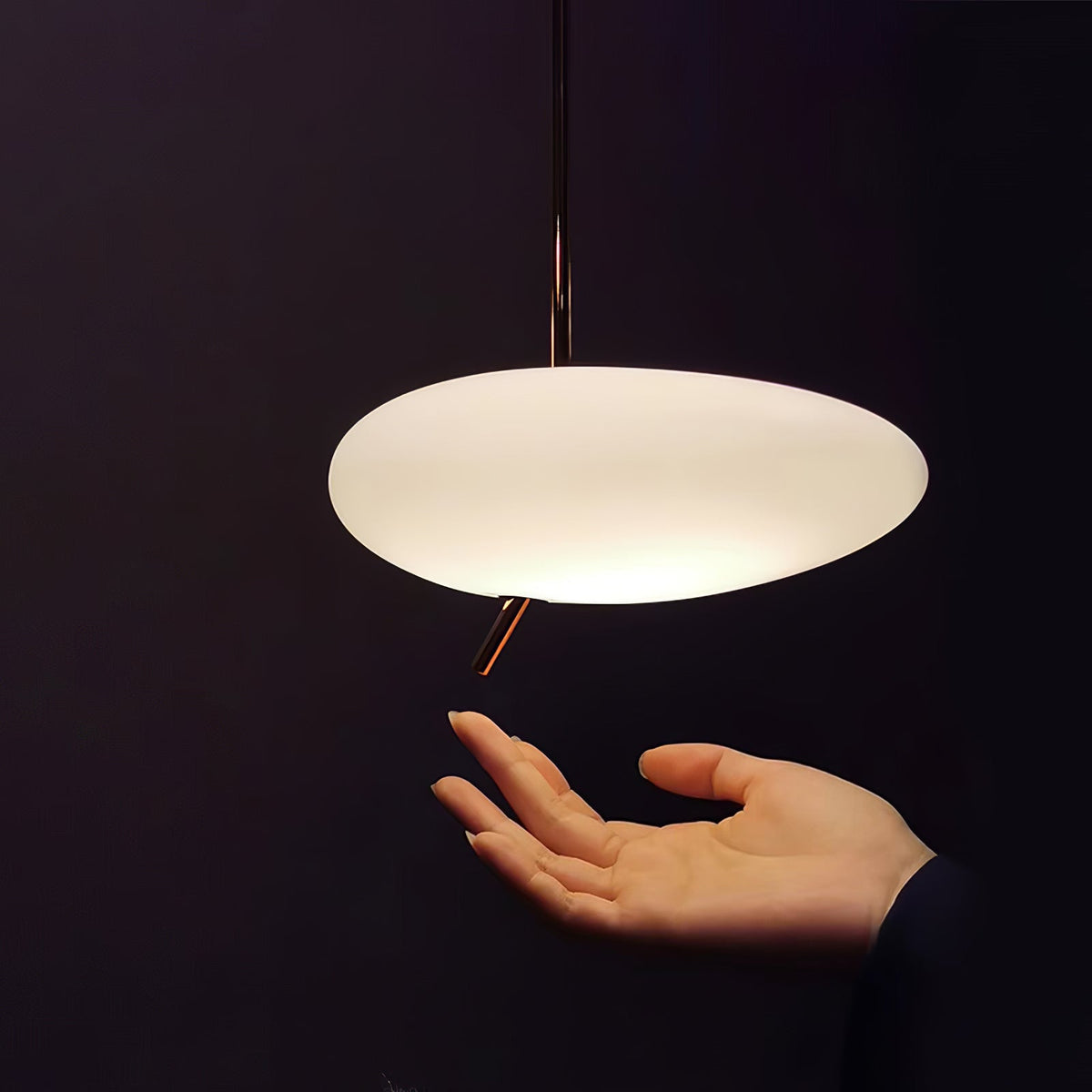 Velarena zeitgenössische Pendelleuchte aus Glas