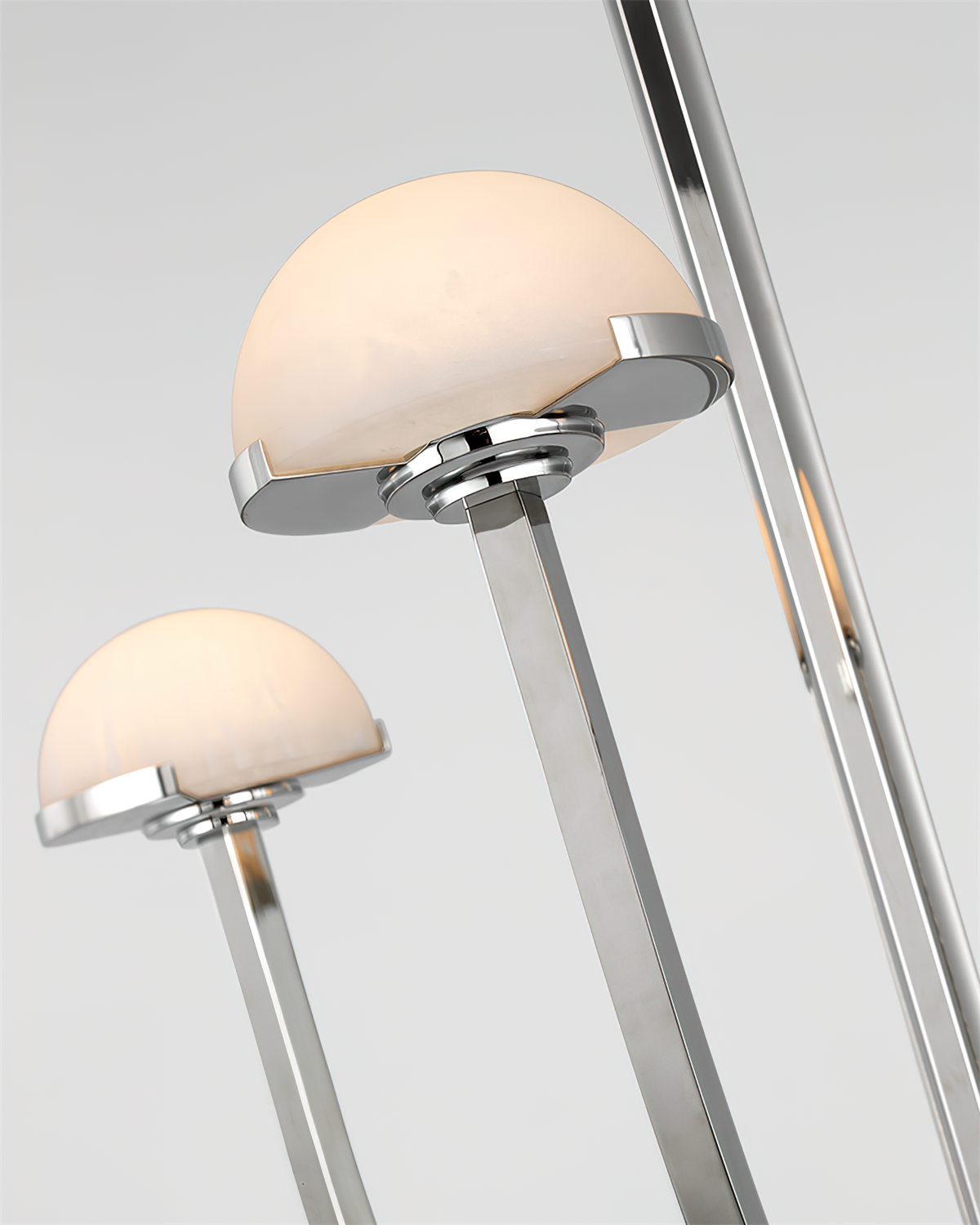 Pedra Kronleuchter Alabaster minimalistische Bogengeometrie