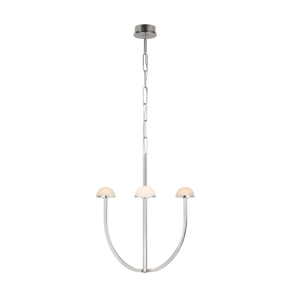 Pedra Kronleuchter Alabaster minimalistische Bogengeometrie