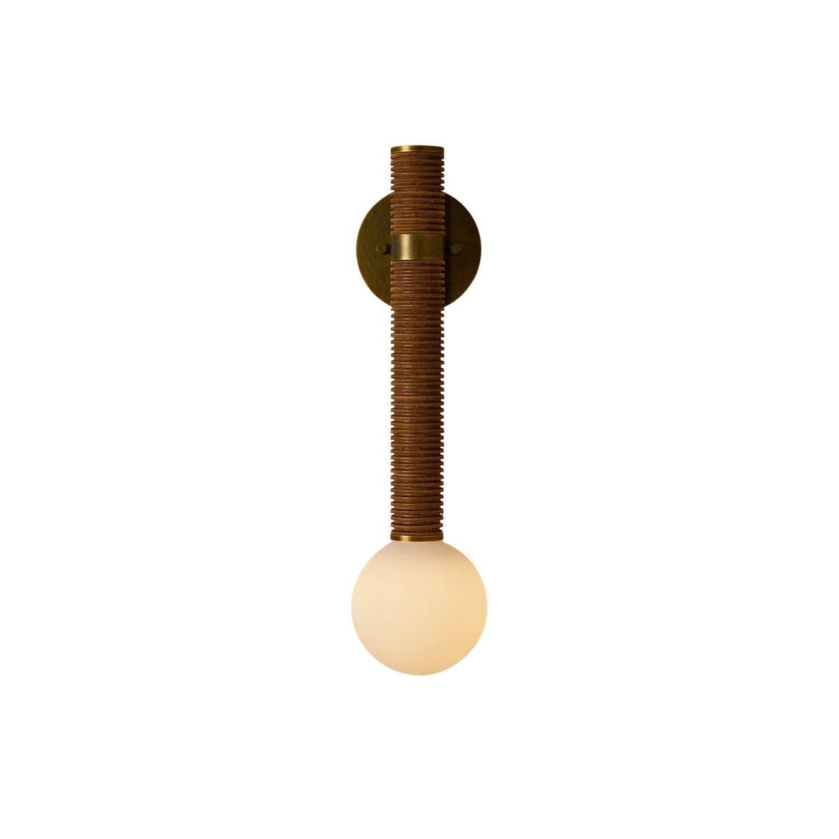 Cordelia Wandleuchte Antique Brass & Braun