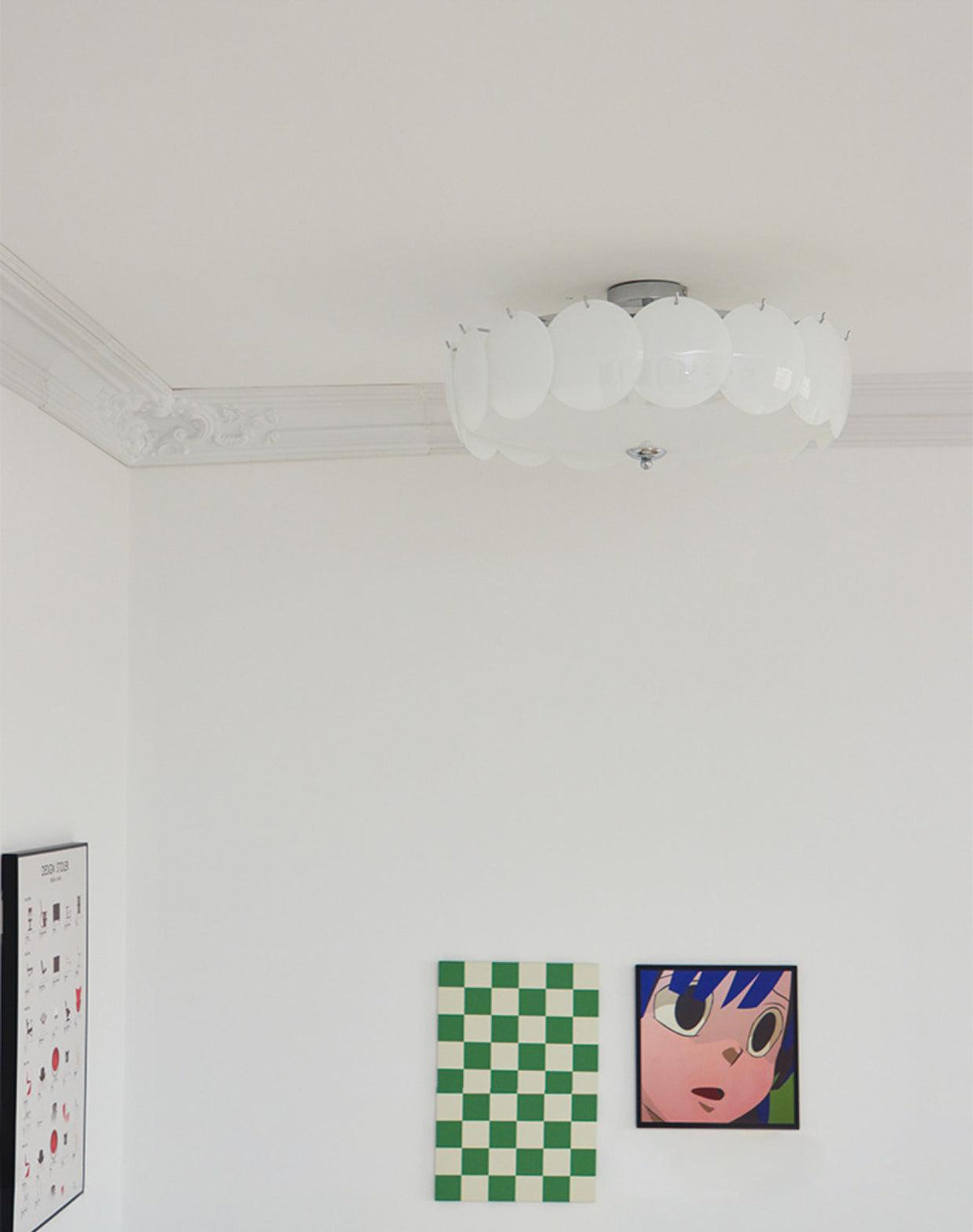 Brolin Deckenleuchte Glas Glamorous Ripple