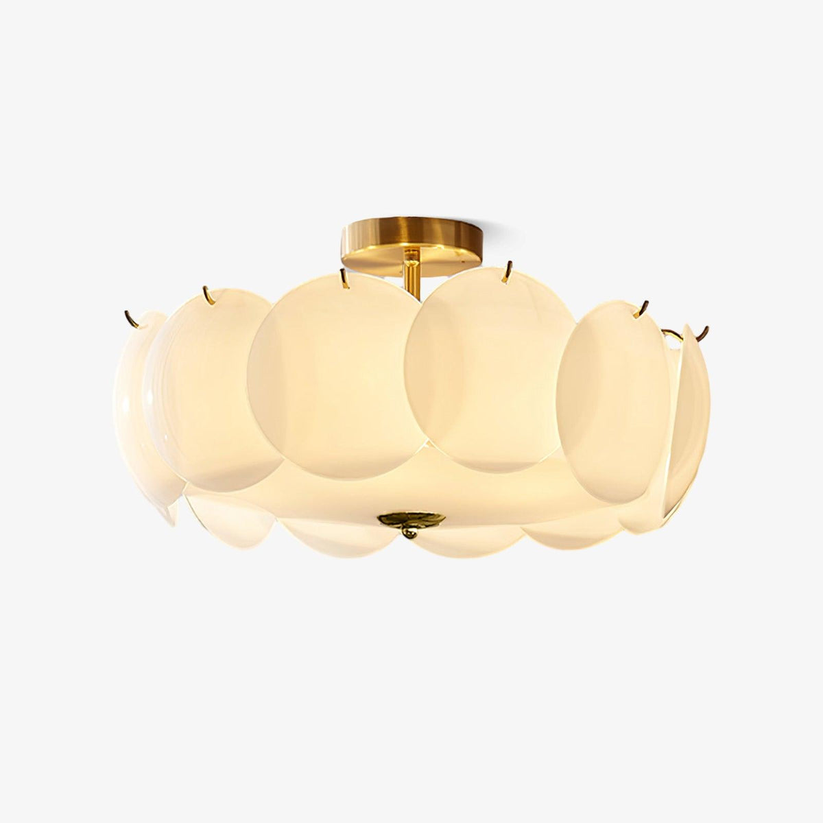 Brolin Deckenleuchte Glas Glamorous Ripple