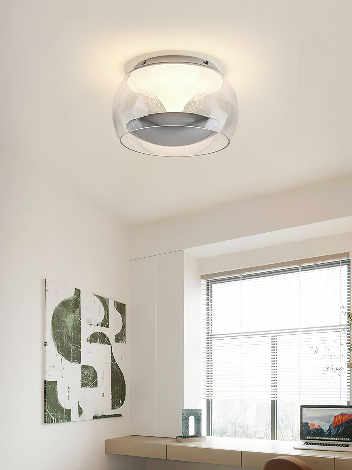 Eshair skandinavisch Art Pendulum-Glas-Deckenleuchte