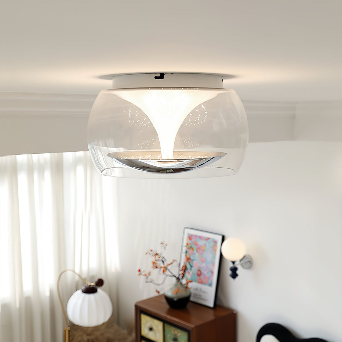 Eshair skandinavisch Art Pendulum-Glas-Deckenleuchte