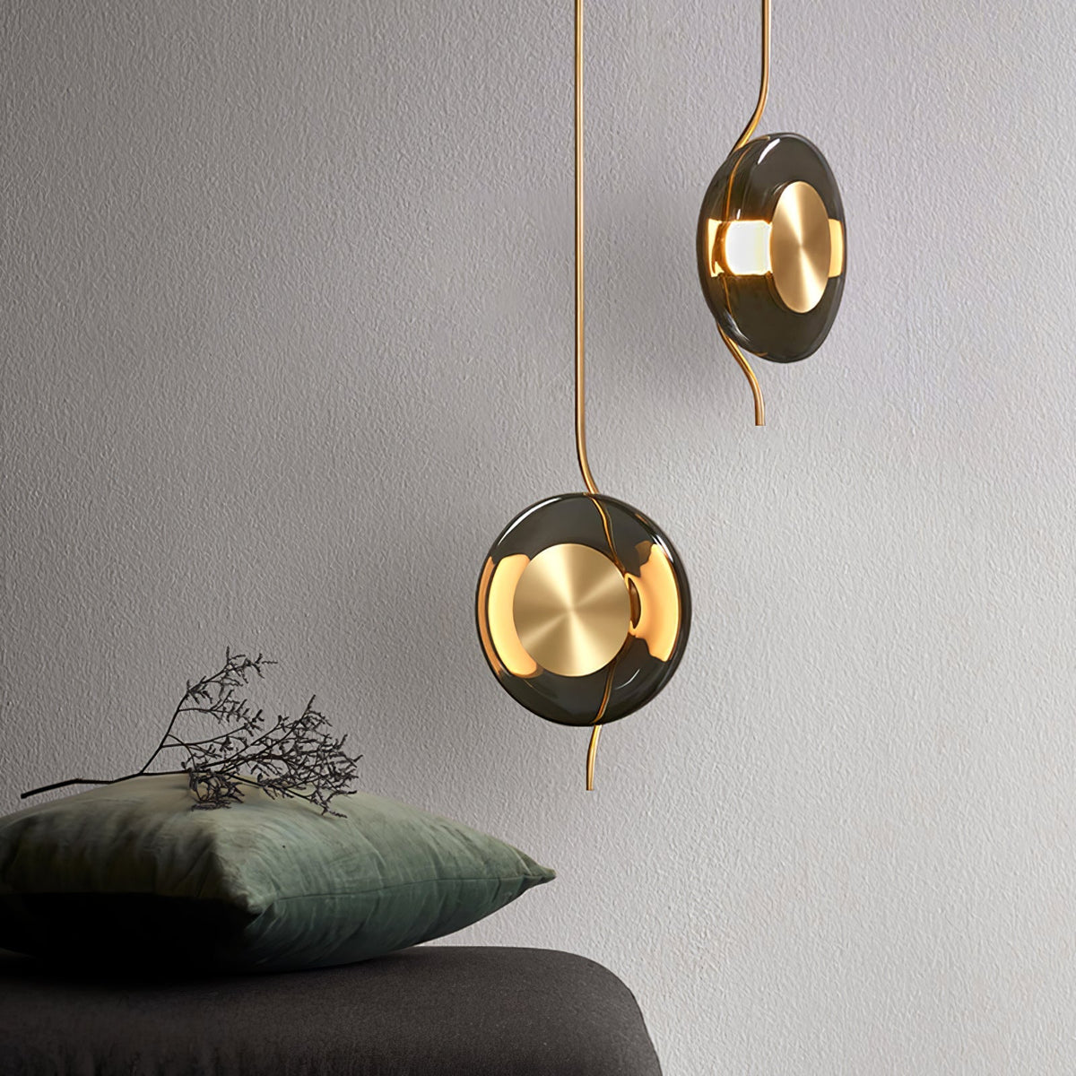 Umirus zeitgenössische minimalistische Pendelleuchte aus Glas