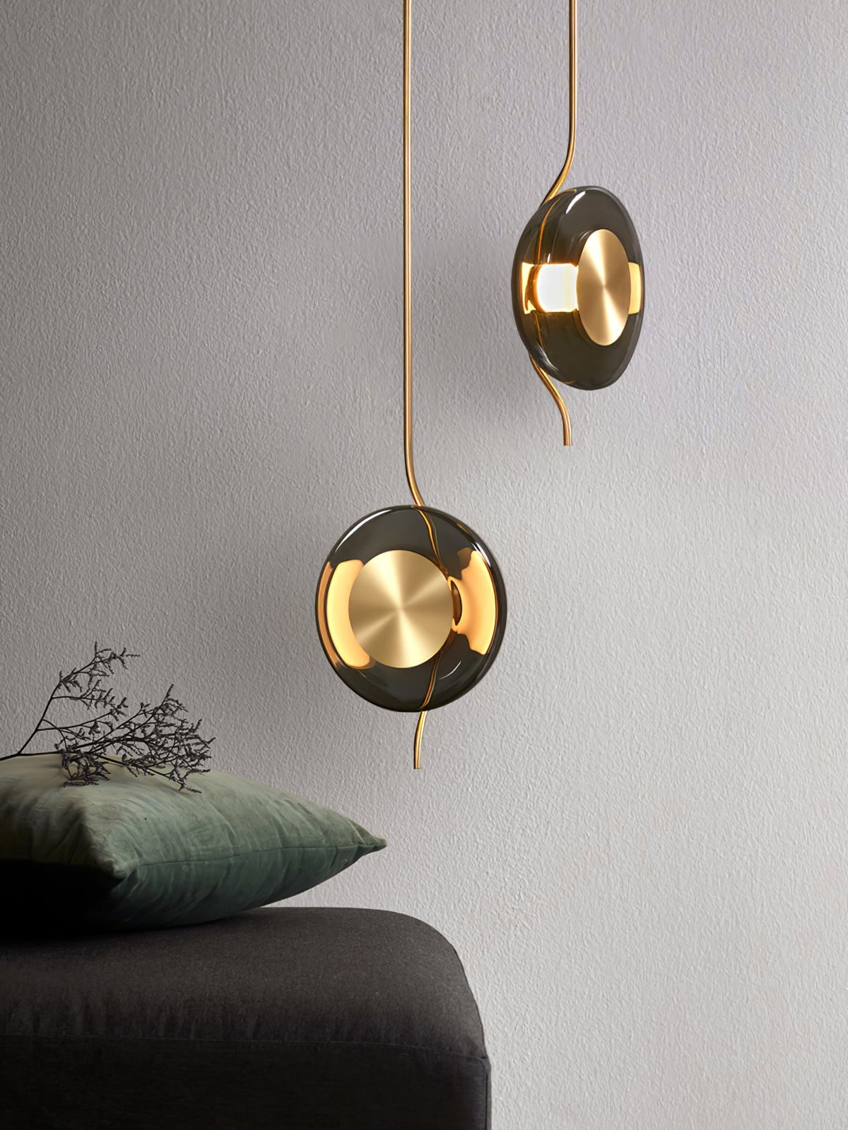 Umirus zeitgenössische minimalistische Pendelleuchte aus Glas