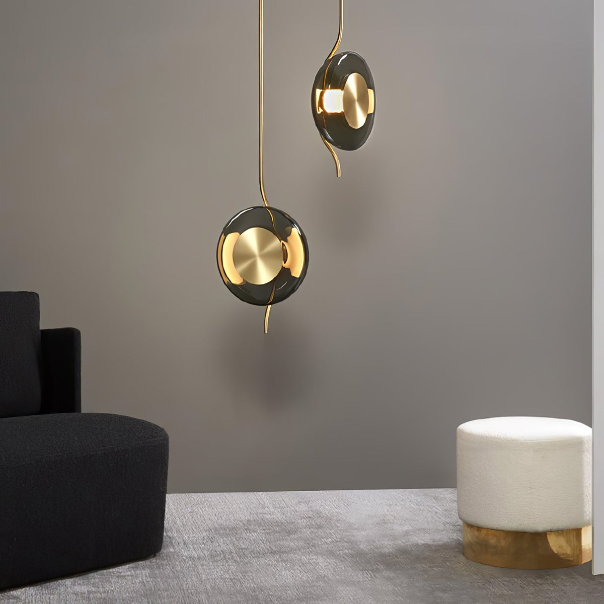 Umirus zeitgenössische minimalistische Pendelleuchte aus Glas