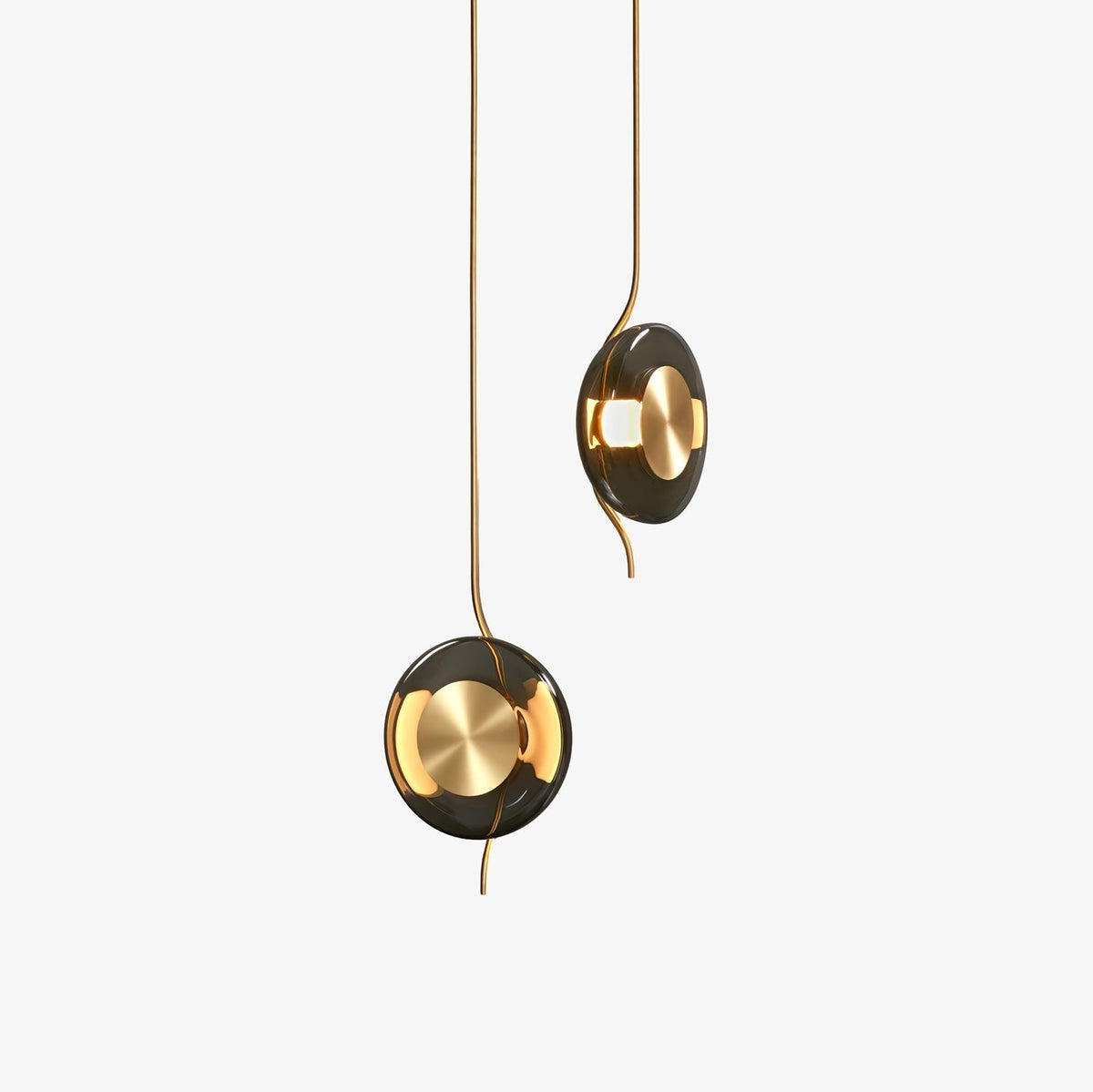 Umirus zeitgenössische minimalistische Pendelleuchte aus Glas