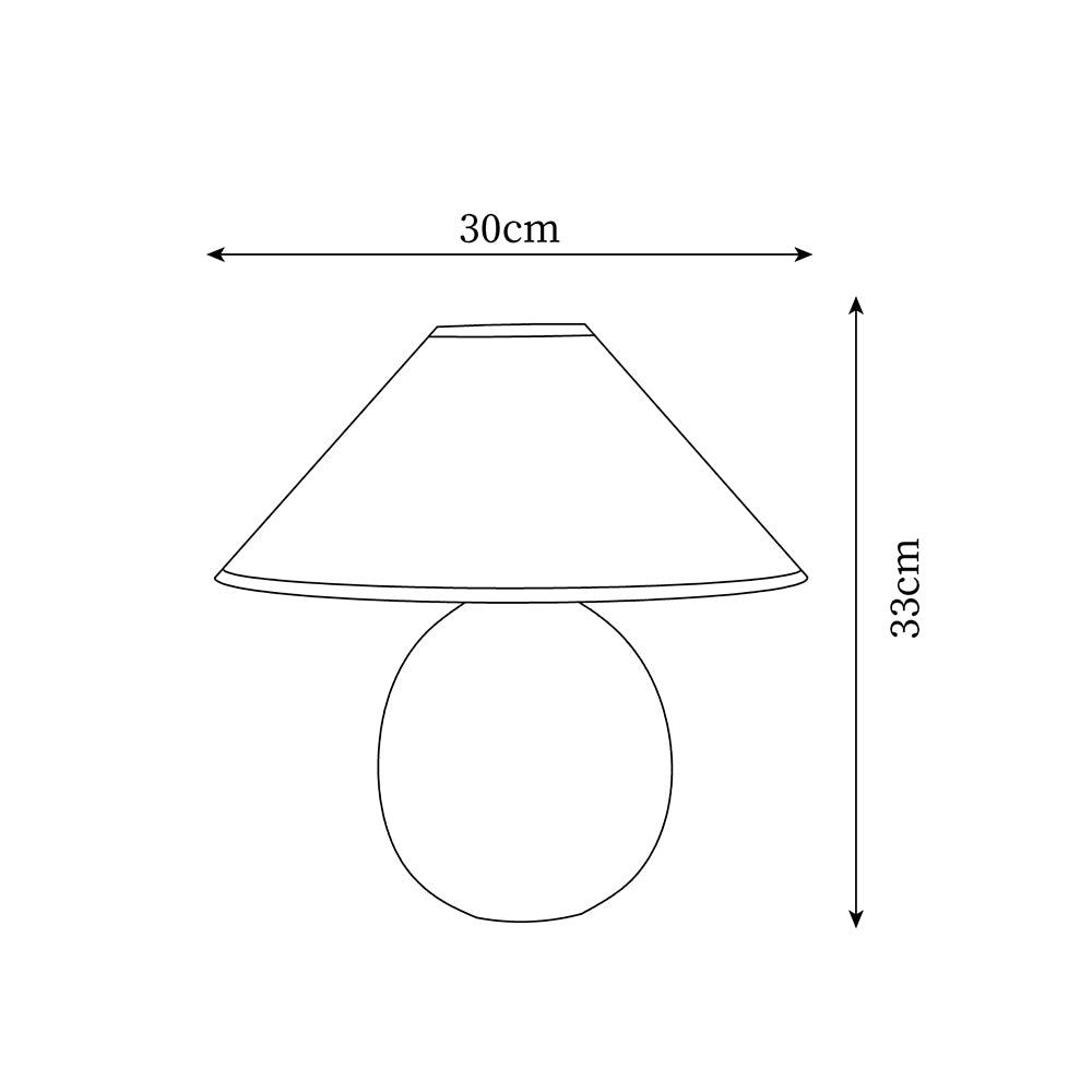 Calenena Tischleuchte Kegelorganisch Modern Schlafzimmer | Cielum