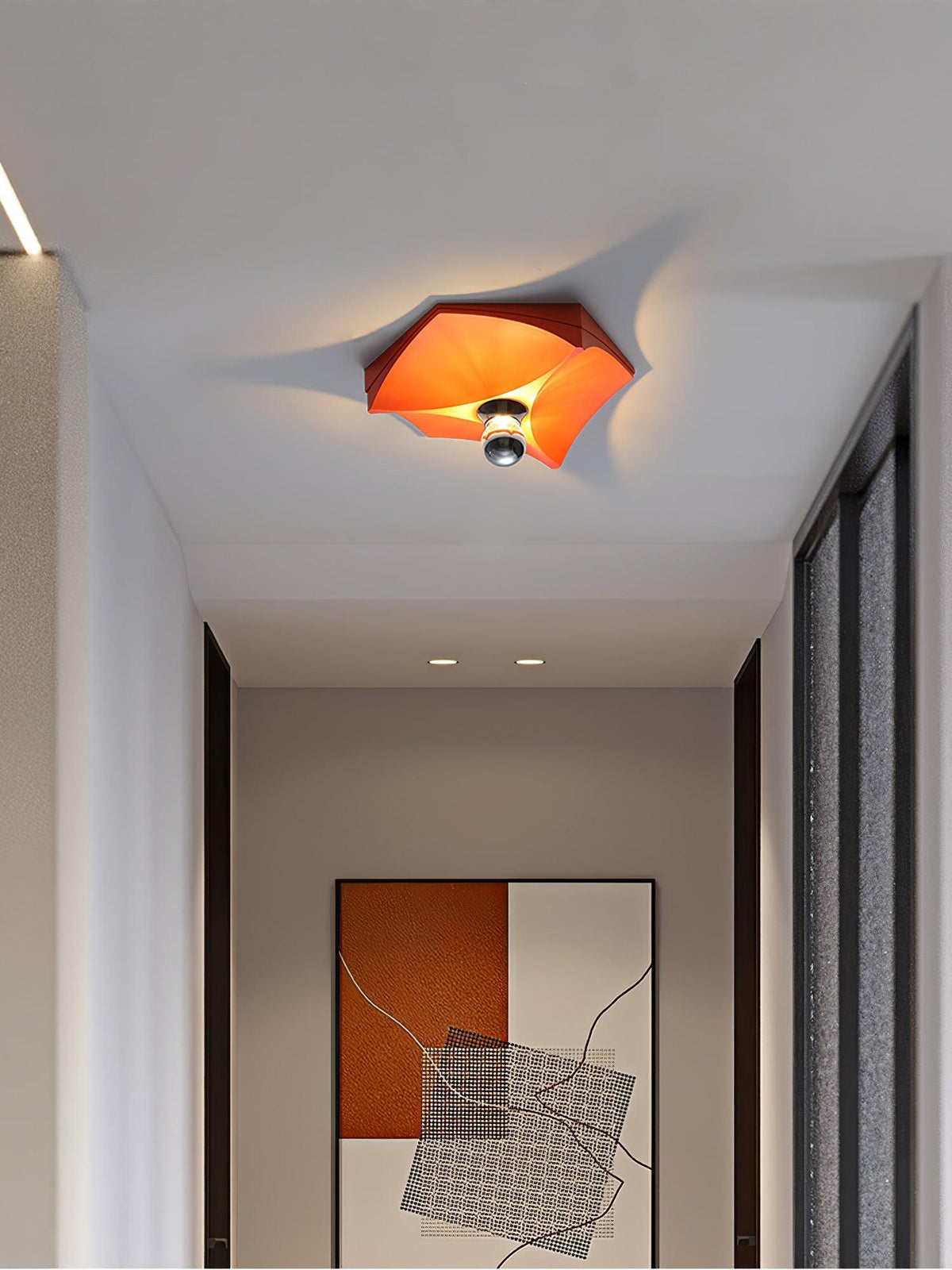 Linuira Wandleuchte Stoff Geometrisch