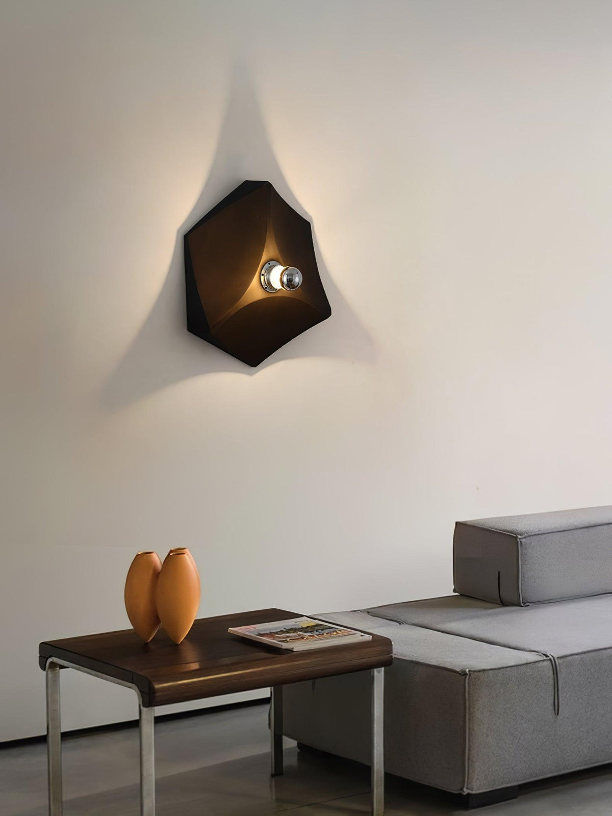 Linuira Wandleuchte Stoff Geometrisch
