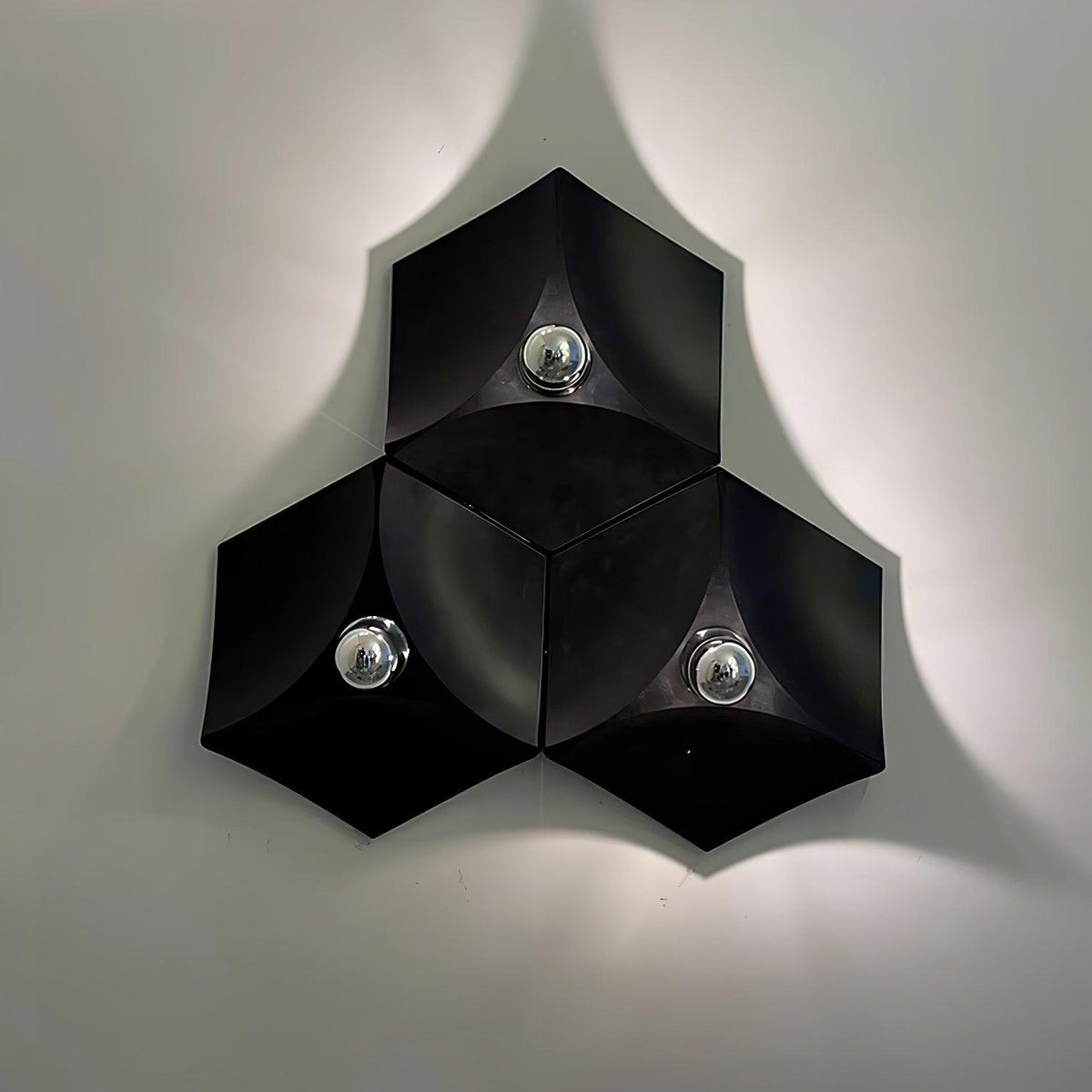 Linuira Wandleuchte Stoff Geometrisch