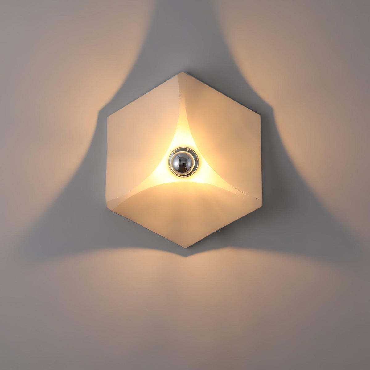 Linuira Wandleuchte Stoff Geometrisch