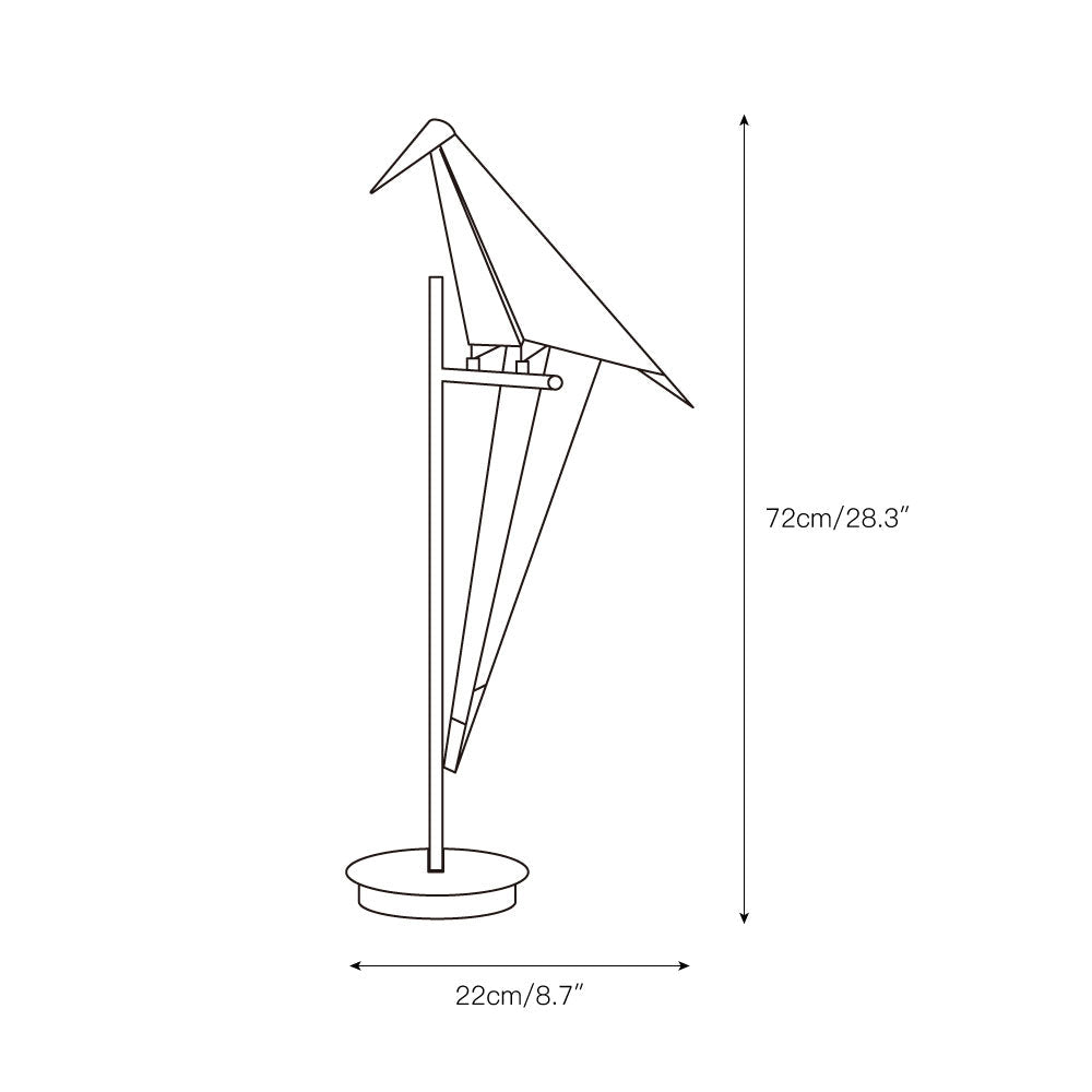 Origami Tischlampe