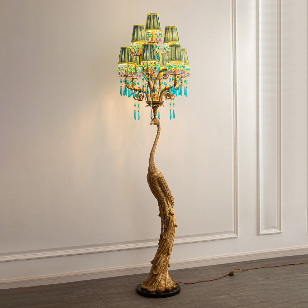 Pavona Stehleuchte Hollywood Regency Wohnzimmer | Cielum