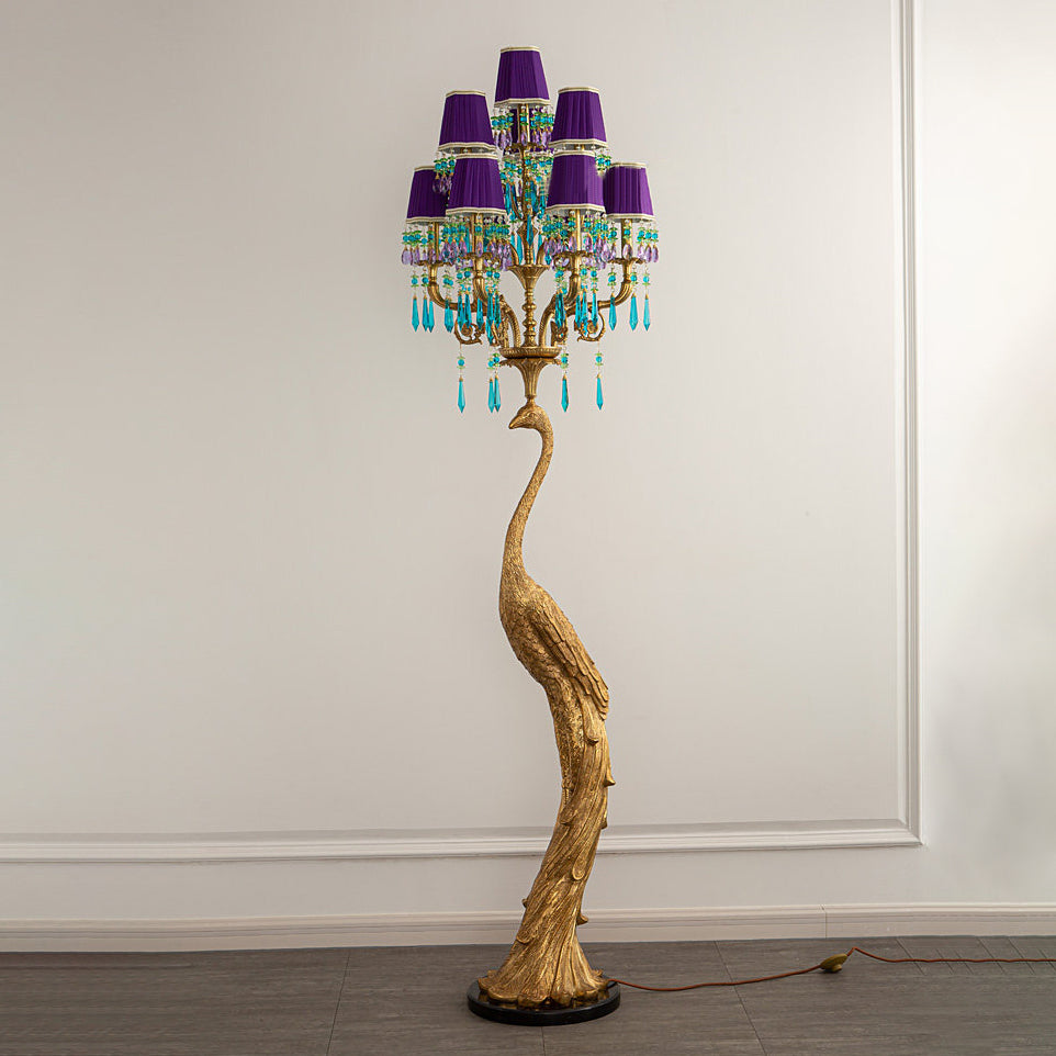 Pavona Stehleuchte Hollywood Regency Wohnzimmer | Cielum