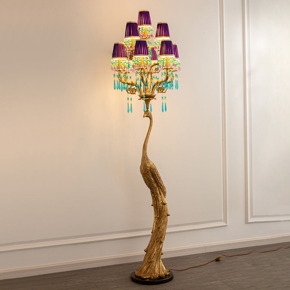 Pavona Stehleuchte Hollywood Regency Wohnzimmer | Cielum