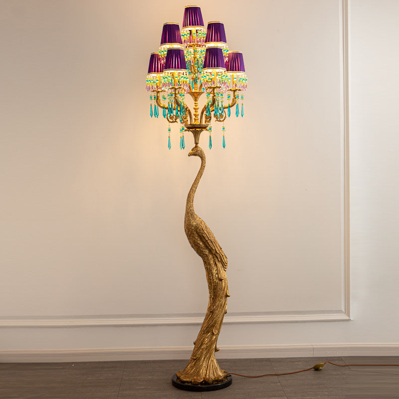 Pavona Stehleuchte Hollywood Regency Wohnzimmer | Cielum