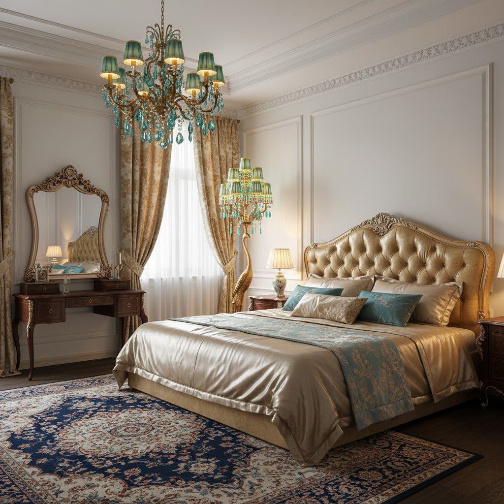 Pavona Stehleuchte Hollywood Regency Wohnzimmer | Cielum