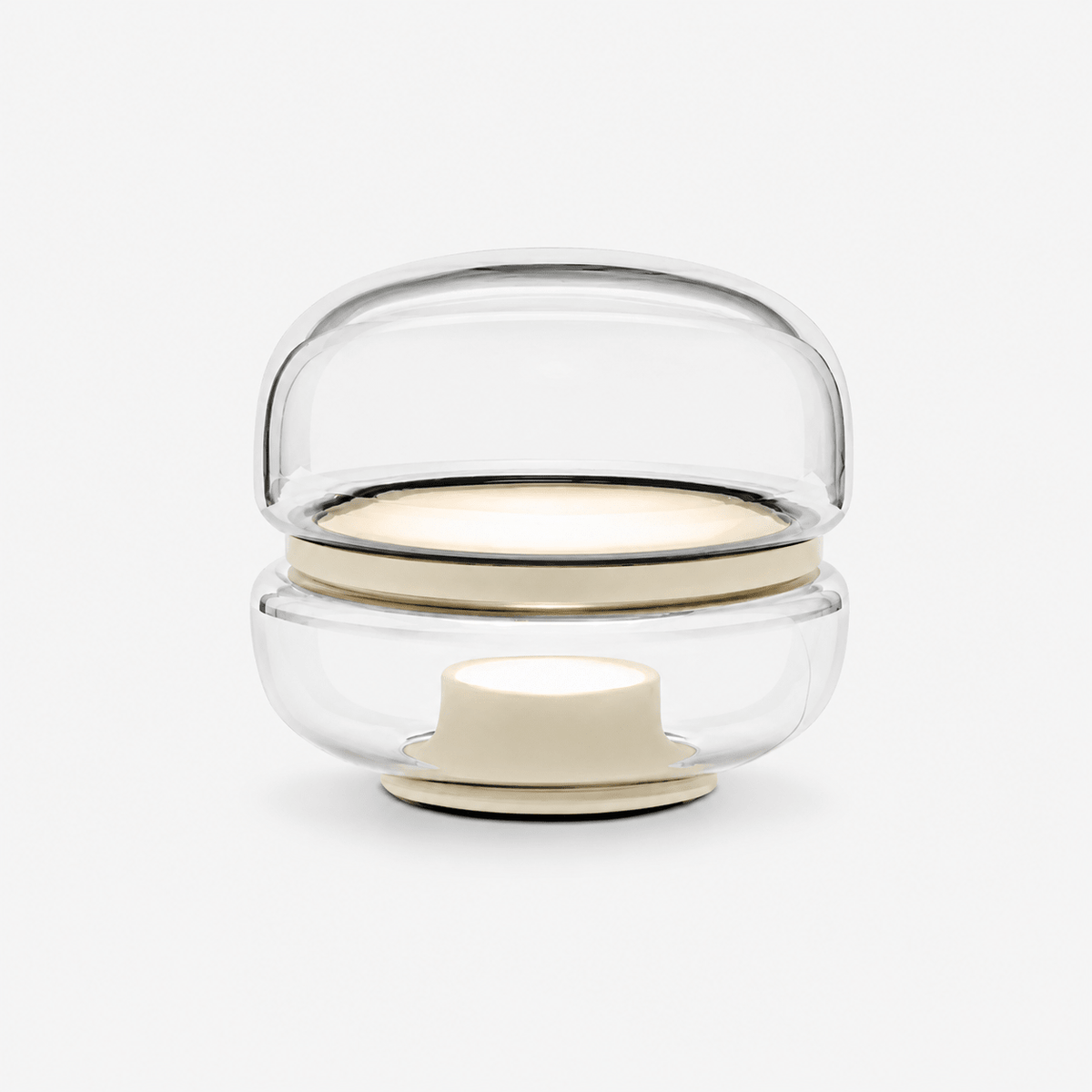 Eirelena Rauchglas-Tischlampe