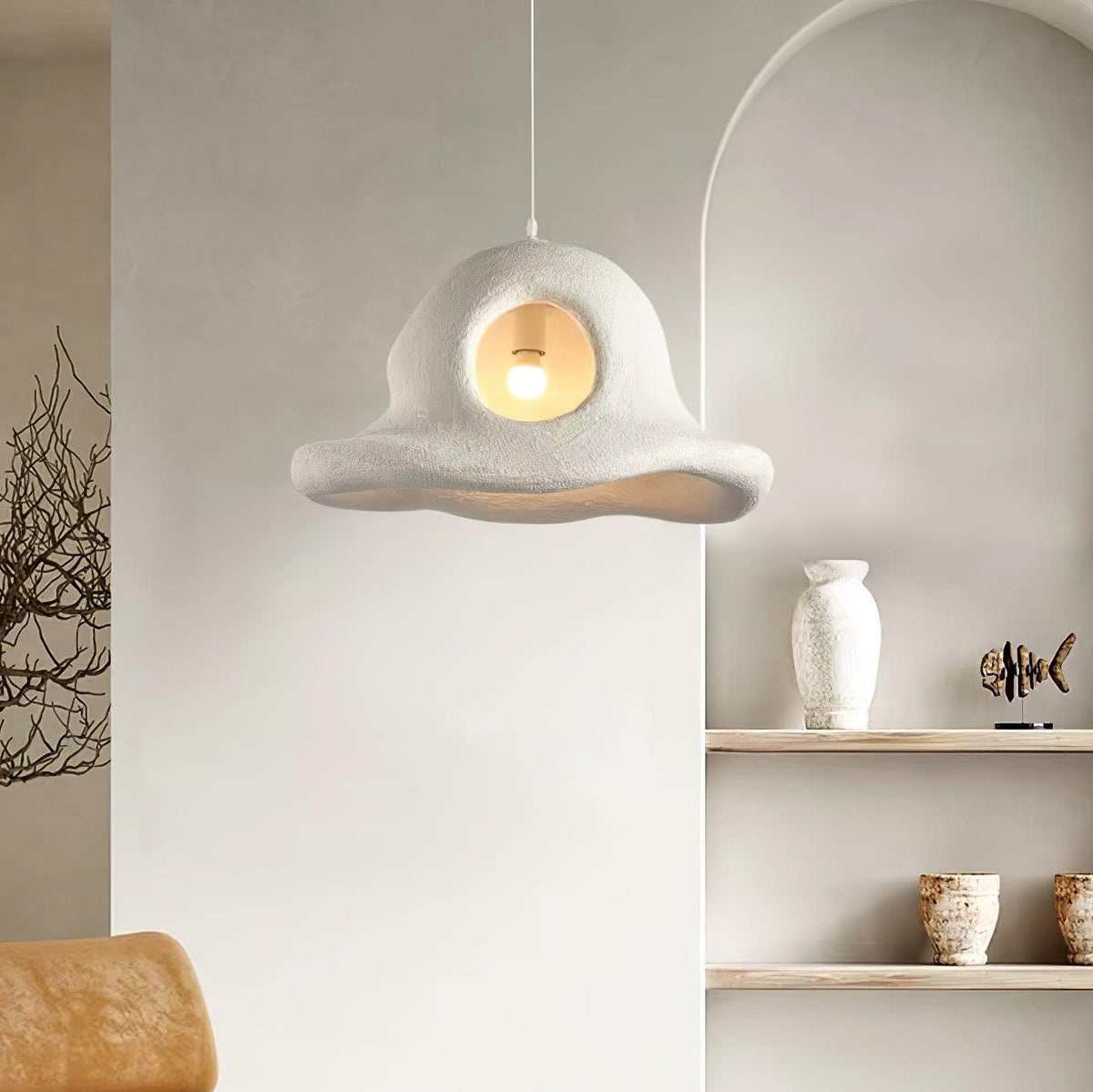 Alnorel Pendelleuchte Individual Creativity Hat Wabi-Stil