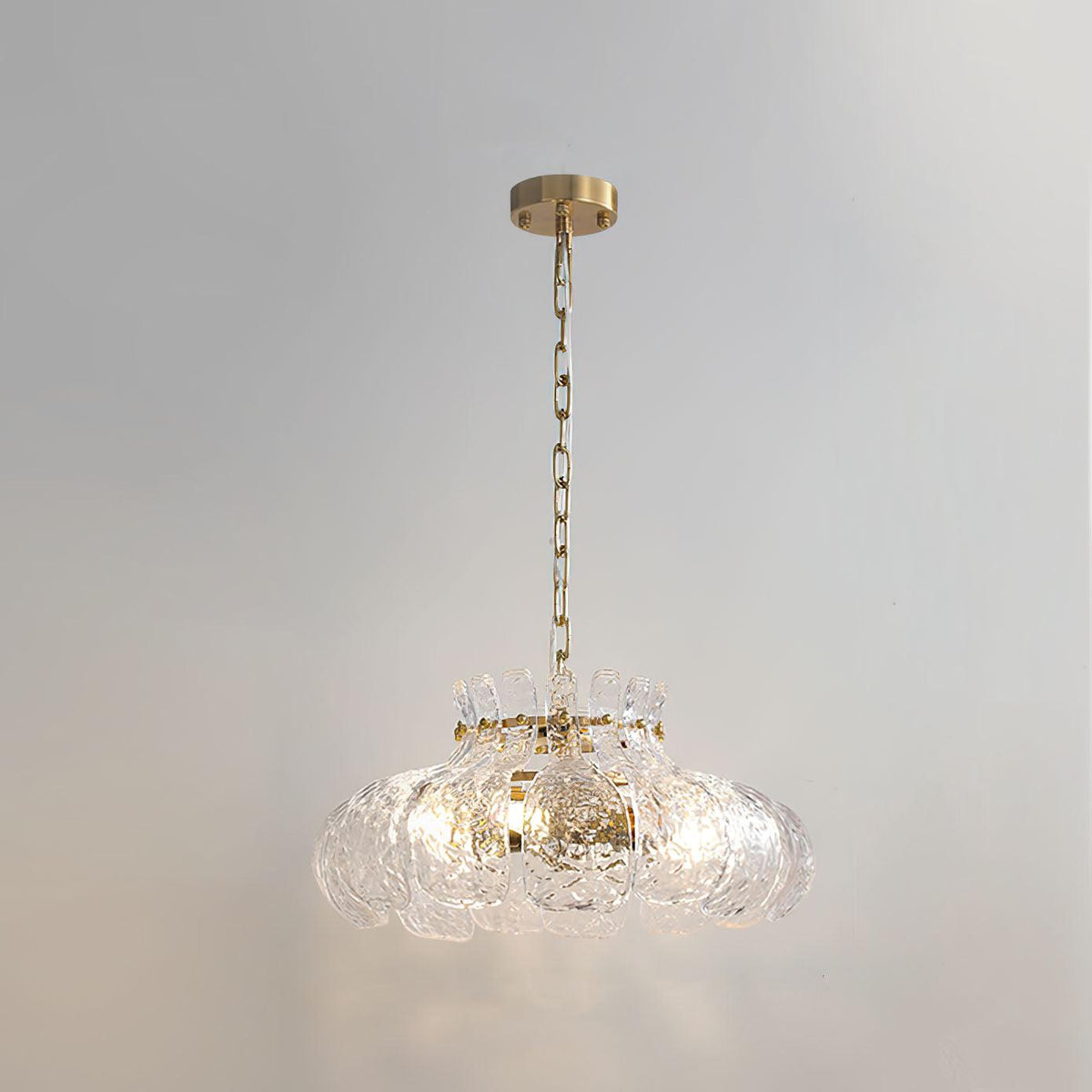 Ariv Messing & Glas Glam Pendelleuchte