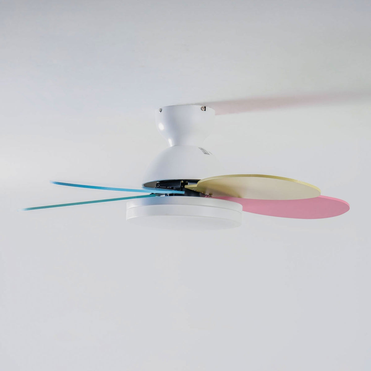 Eireise bunte Glas-Kinder-Deckenventilator mit Beleuchtung