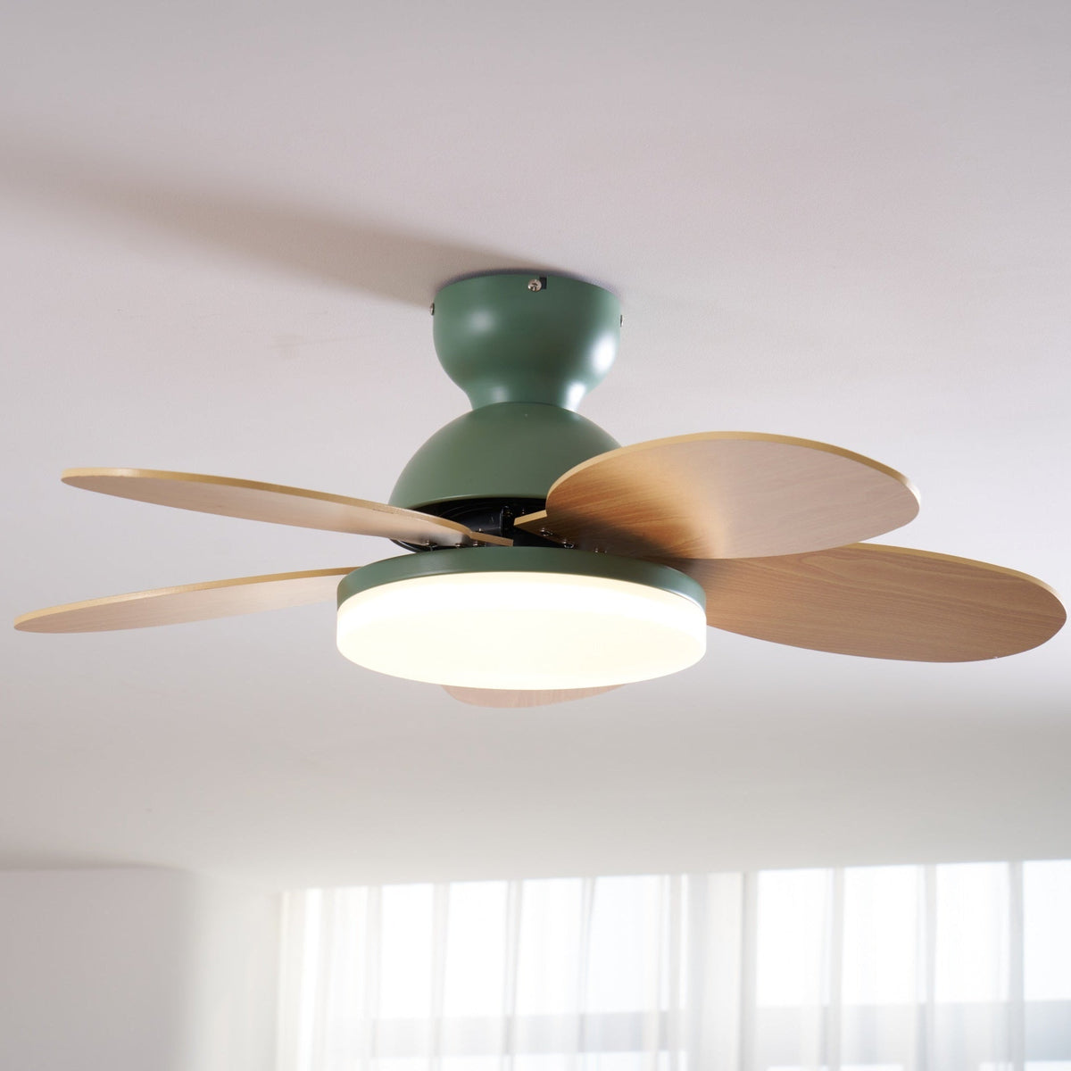 Eireise bunte Glas-Kinder-Deckenventilator mit Beleuchtung