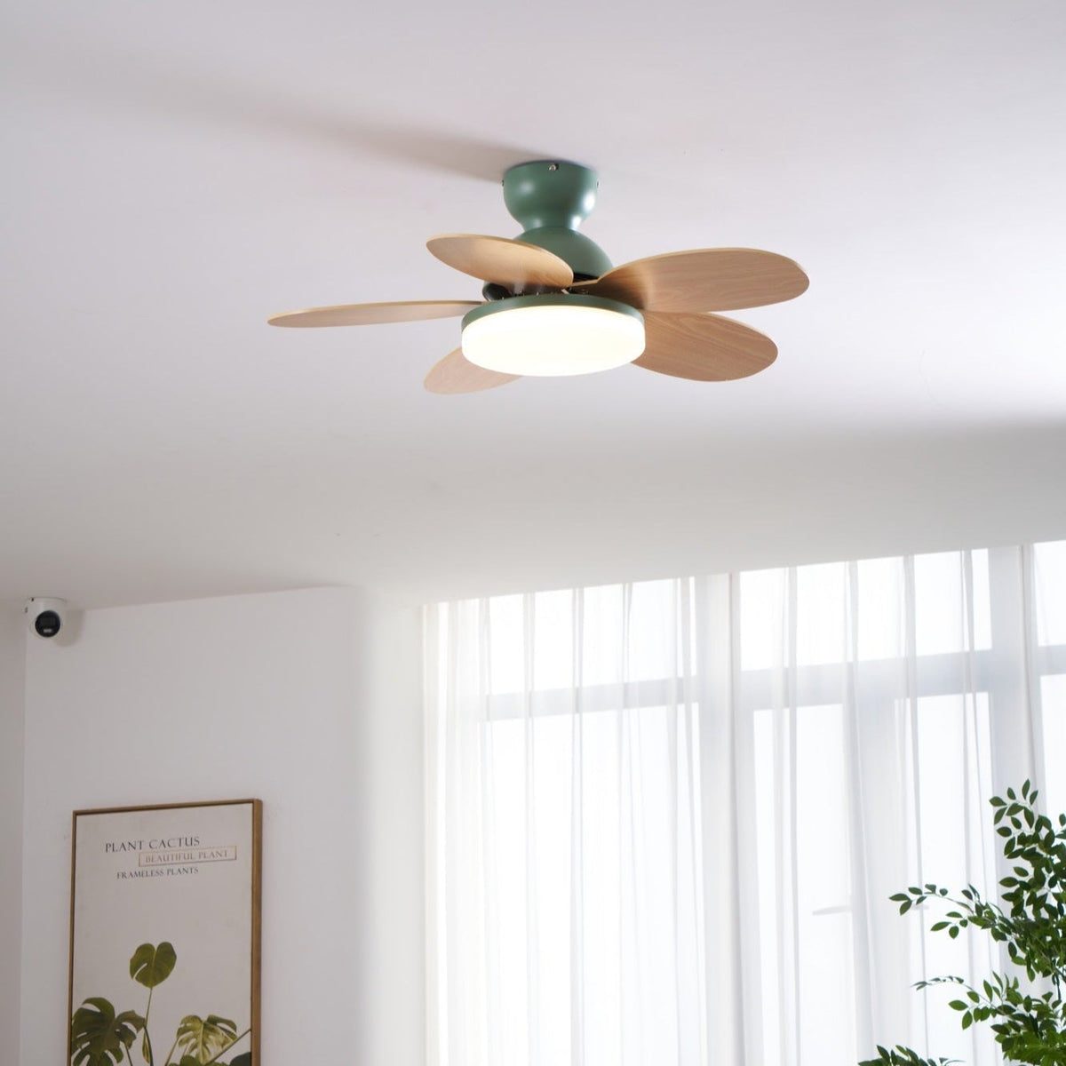Eireise bunte Glas-Kinder-Deckenventilator mit Beleuchtung