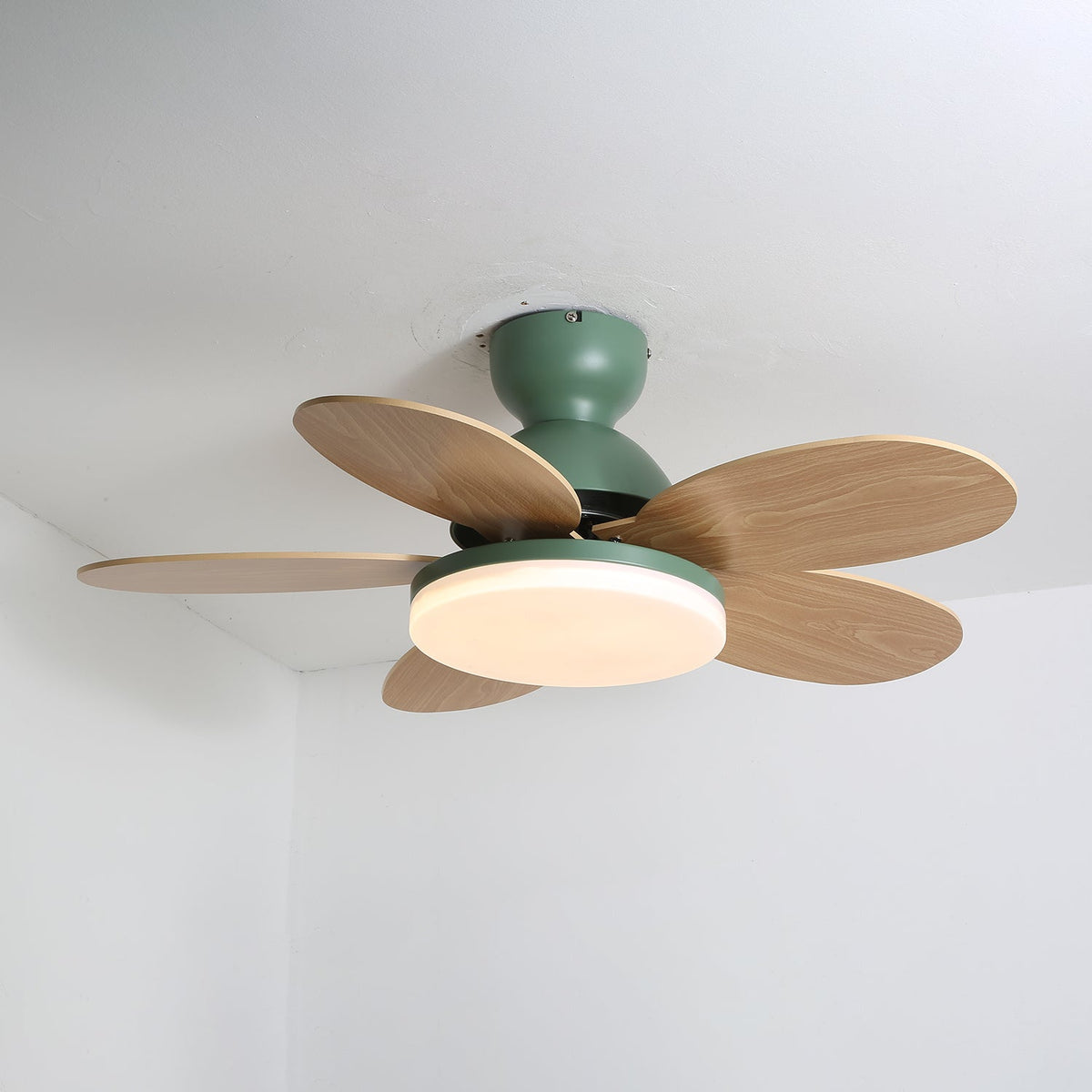 Eireise bunte Glas-Kinder-Deckenventilator mit Beleuchtung