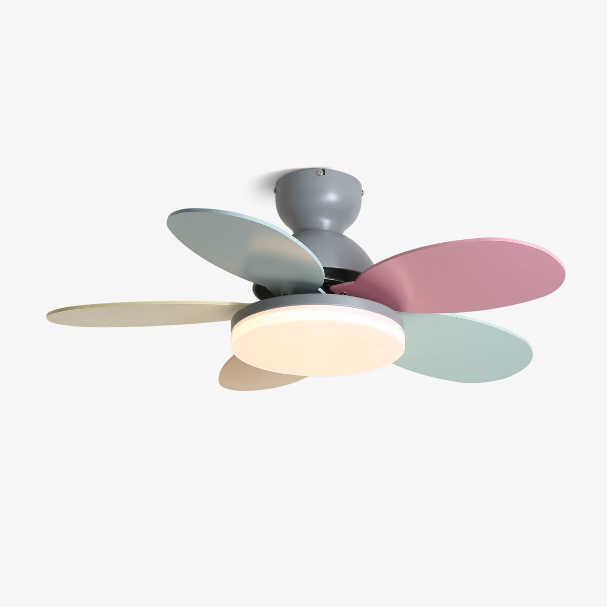 Eireise bunte Glas-Kinder-Deckenventilator mit Beleuchtung