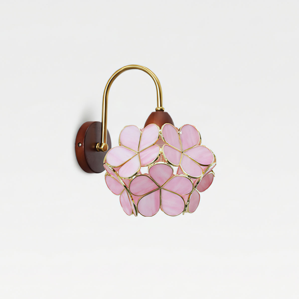 Petals-Wood Wandleuchte