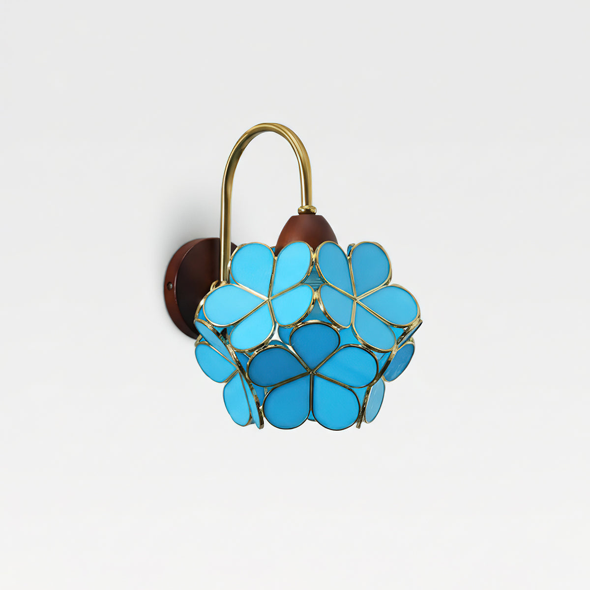 Petals-Wood Wandleuchte
