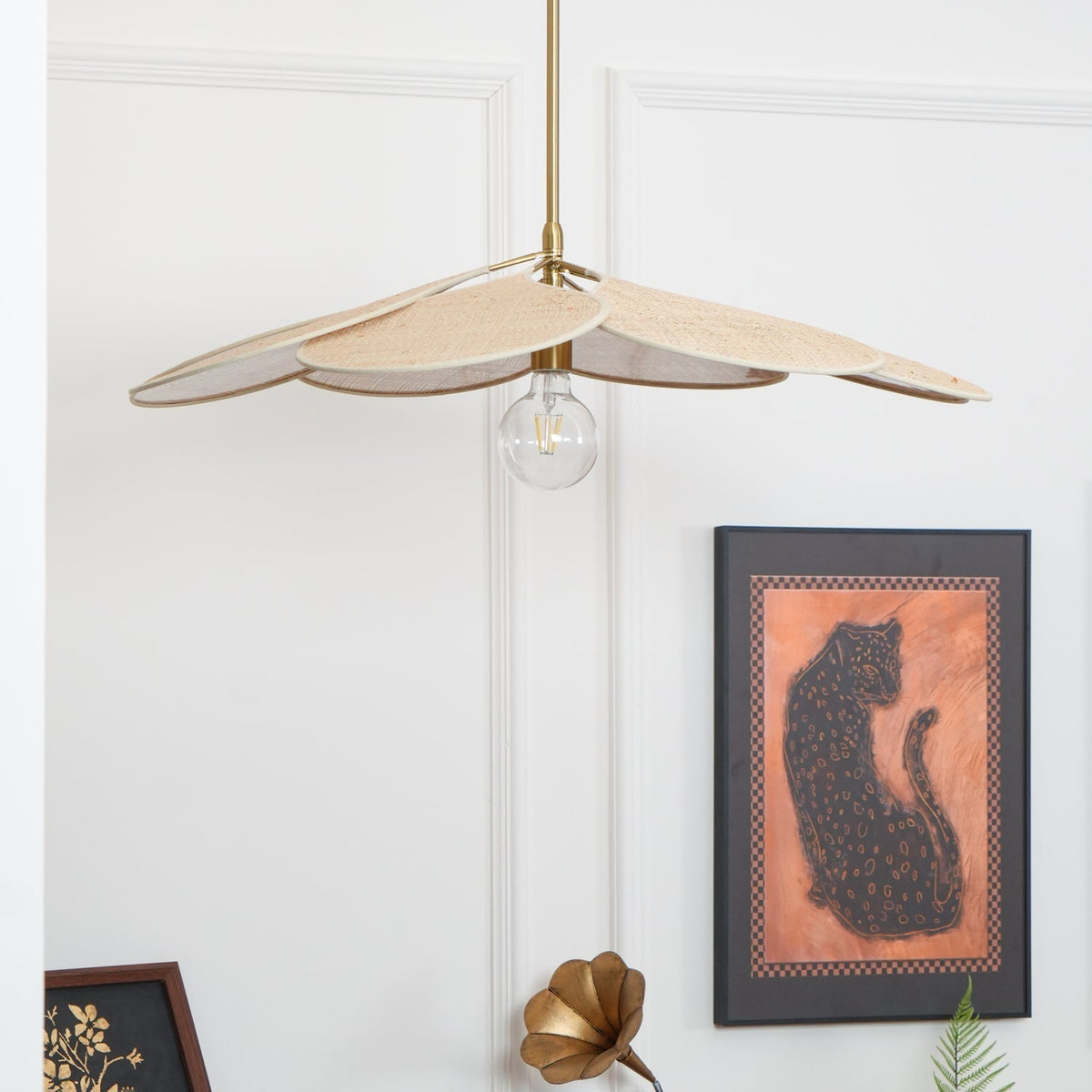 Vexlor Bohemian Pendelleuchte aus Stoff