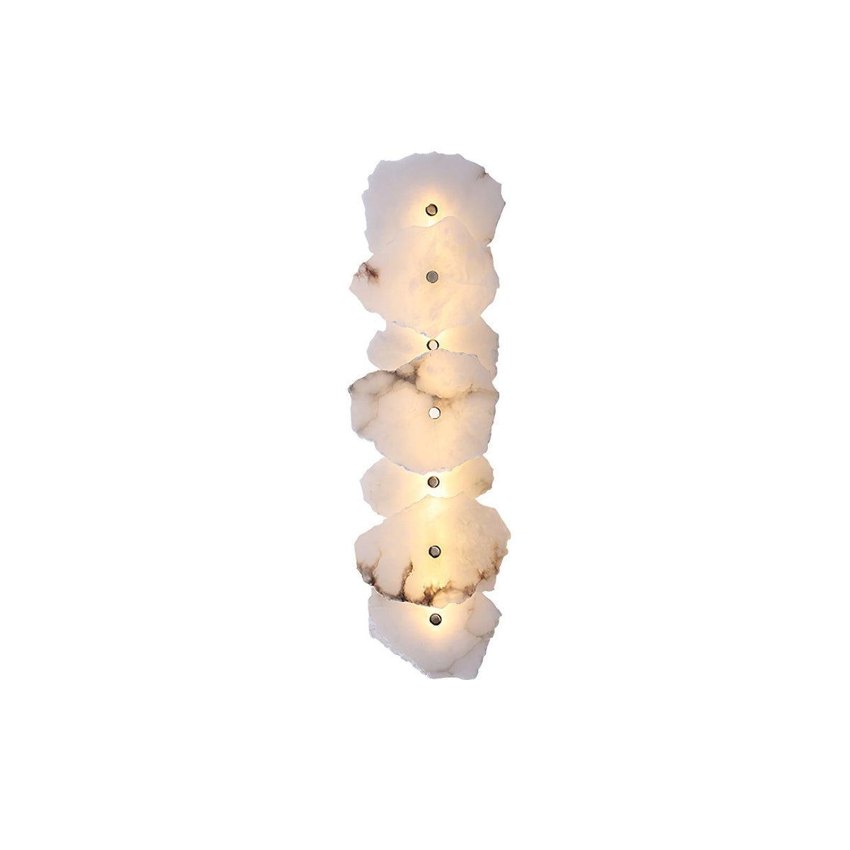Alaeila Blumen-Cluster Alabaster-Wandleuchte