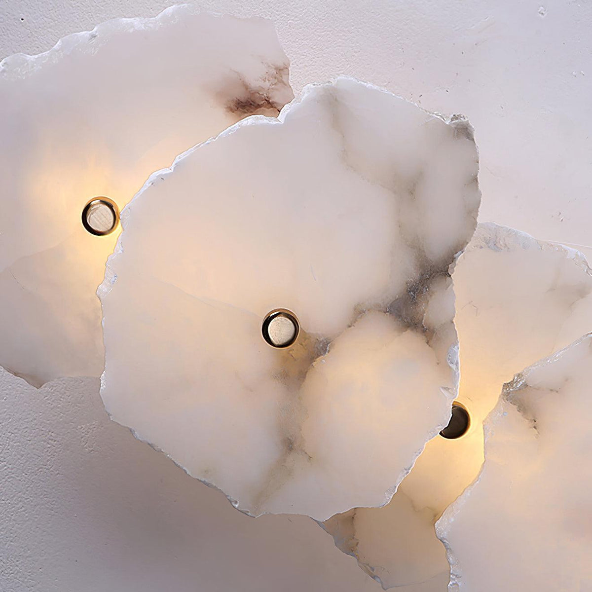 Alaeila Blumen-Cluster Alabaster-Wandleuchte