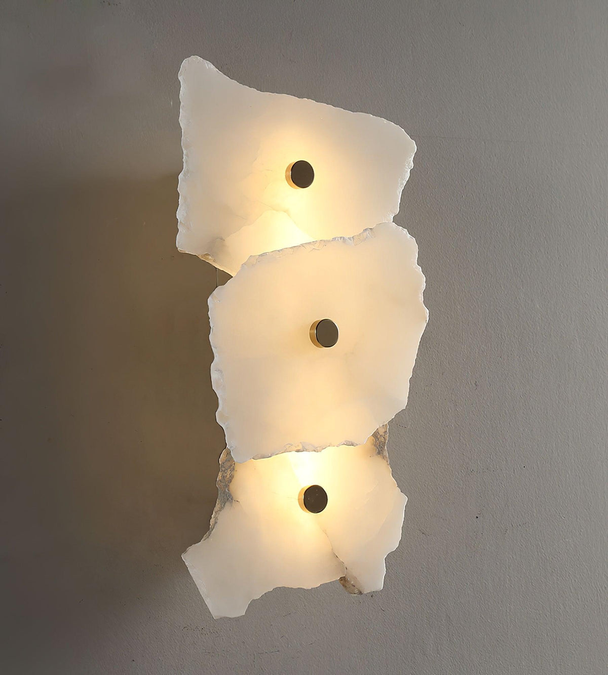 Alaeila Blumen-Cluster Alabaster-Wandleuchte